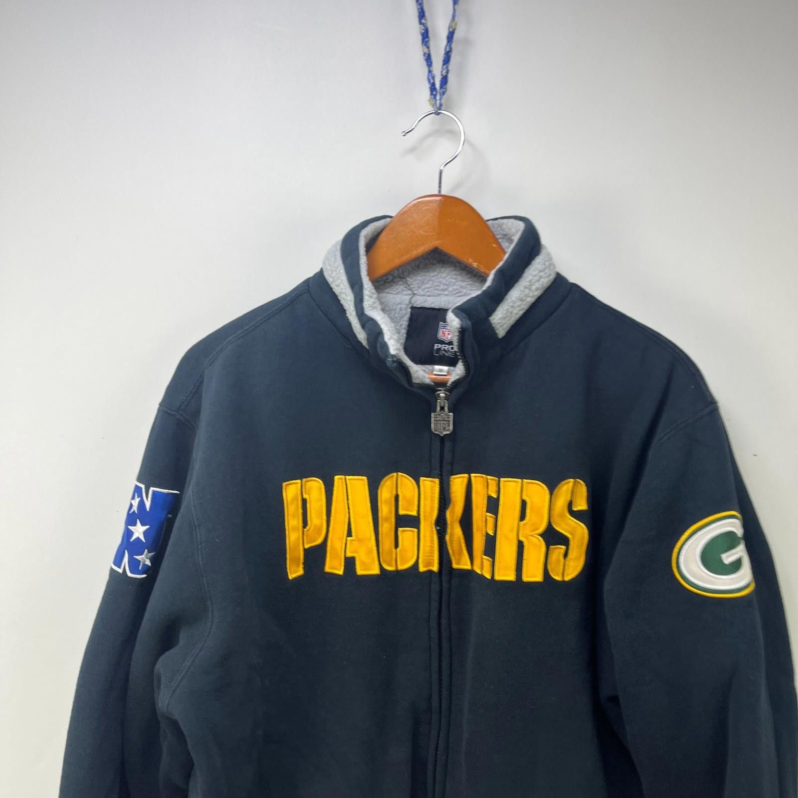 Other Vintage Green Bay Packers Fleece Lined Jacket Medium Size ONE SIZE - 2 Thumbnail