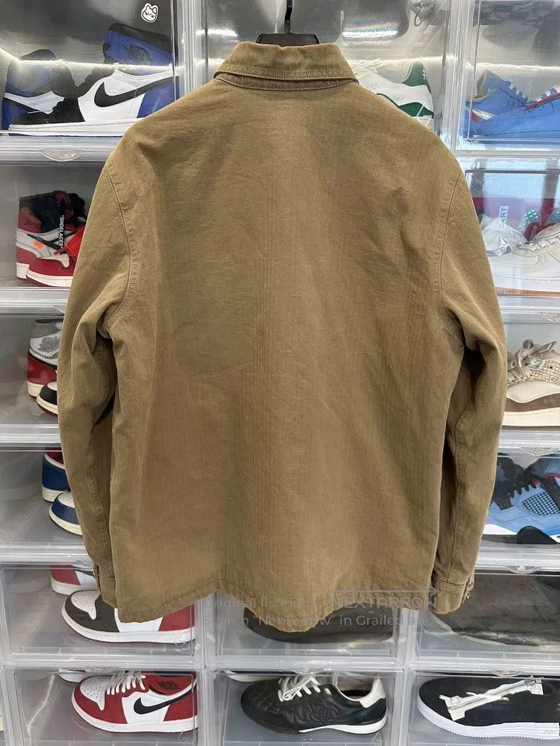 Chrome Hearts CHROME HEARTS Size XL Khaki herringbone cotton Workdog shir Size US XL / EU 56 / 4 - 3 Thumbnail