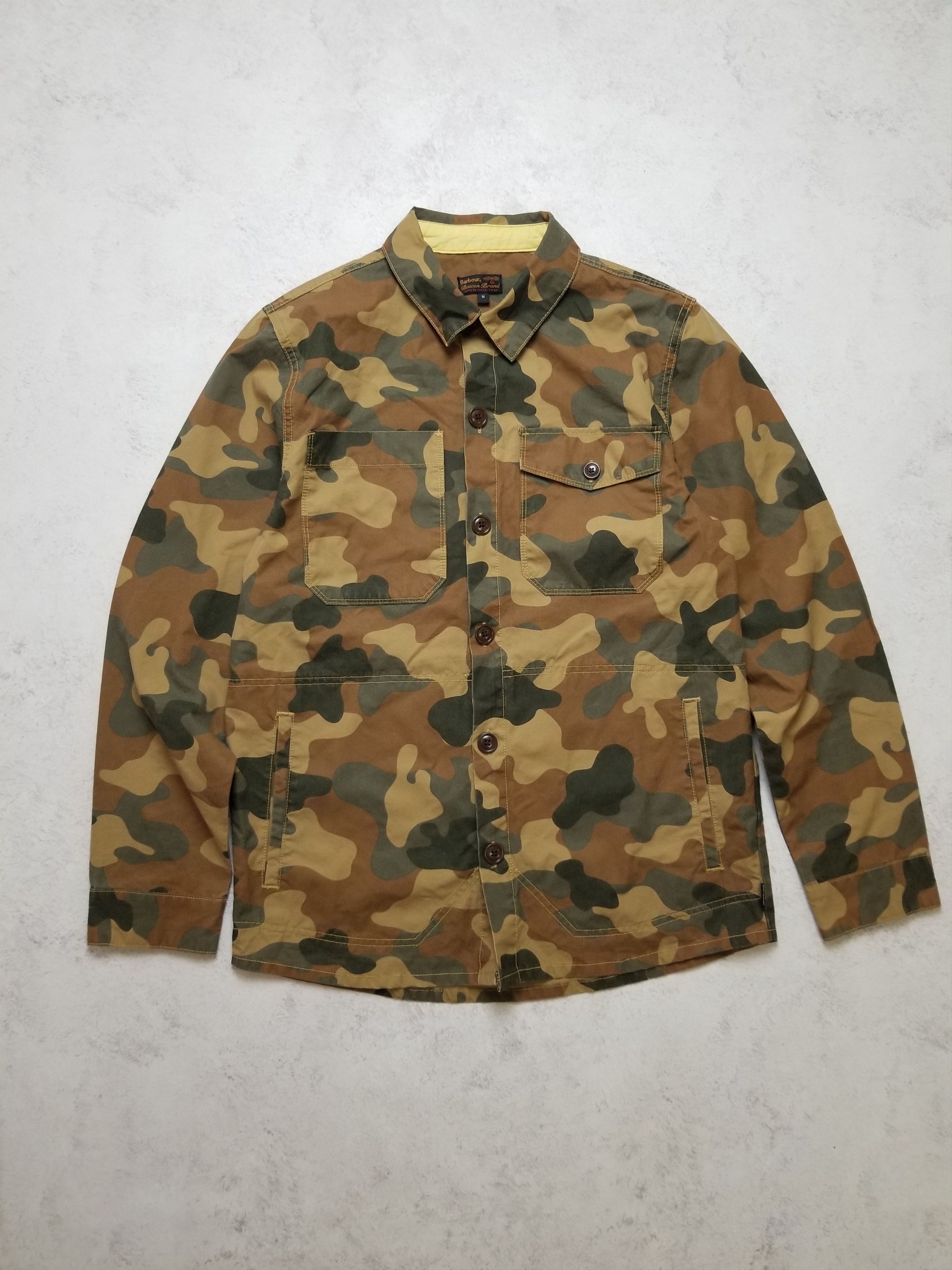 Barbour Barbour Haritage Camouflage Heavy Overshirt Cotton Jacket Size US M / EU 48-50 / 2 - 1 Thumbnail