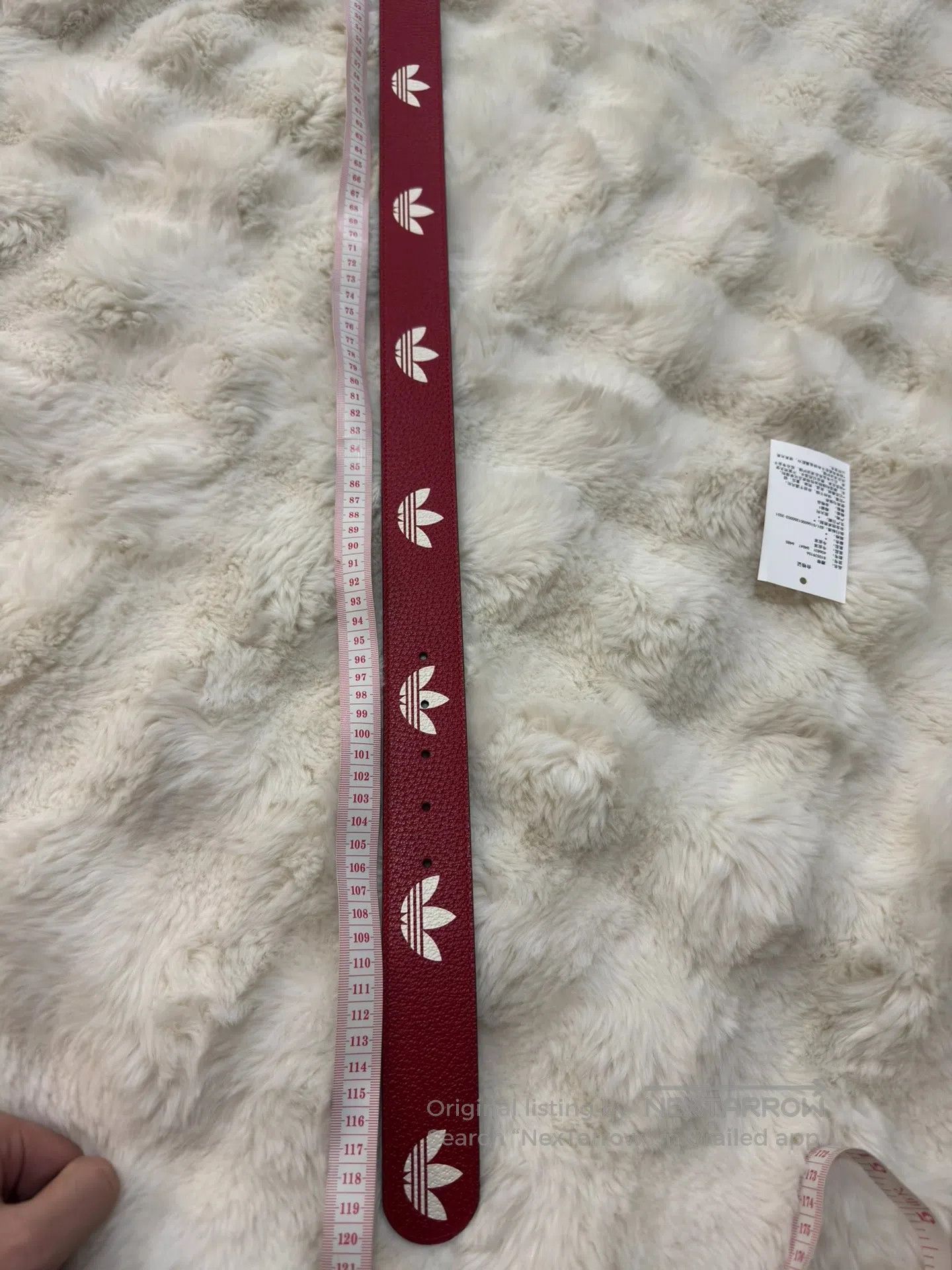 Gucci Guicci size 100 Red Logo Double G Belt| Size ONE SIZE - 8 Thumbnail