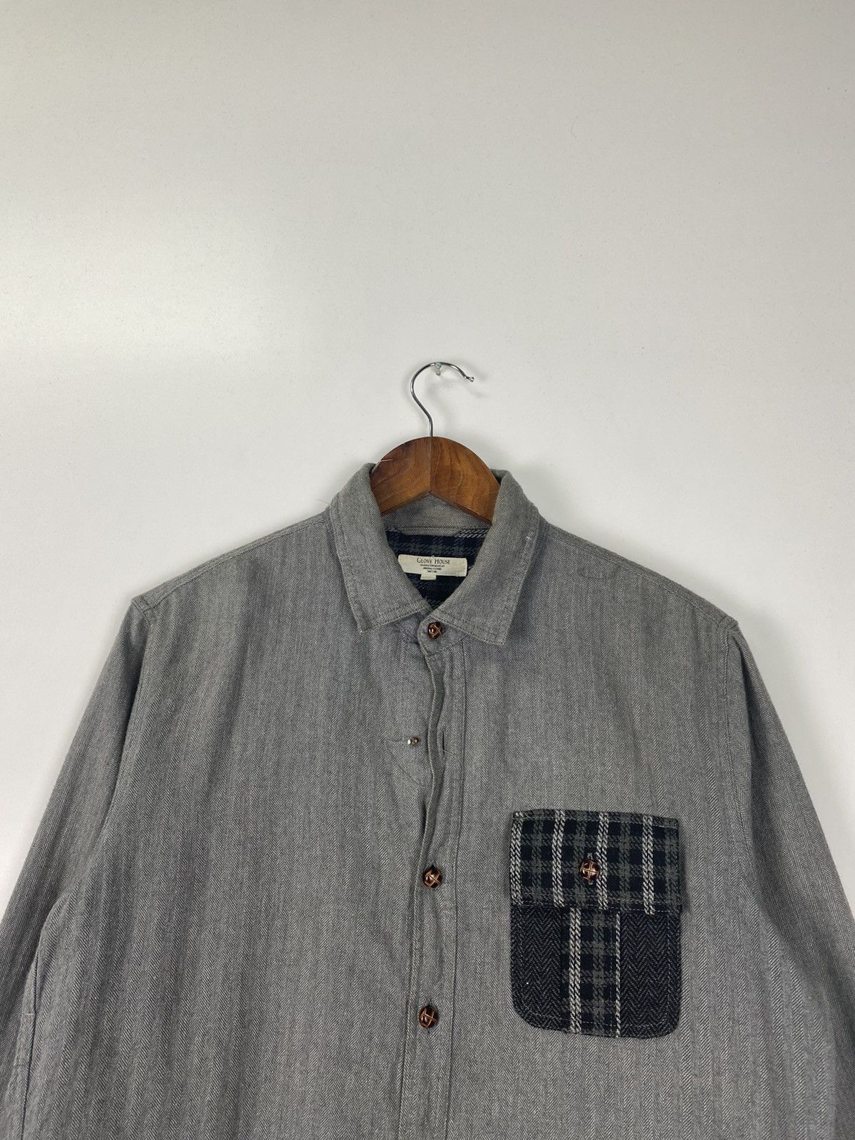 Japanese Brand Glove House Button Shirt Size US L / EU 52-54 / 3 - 6 Thumbnail