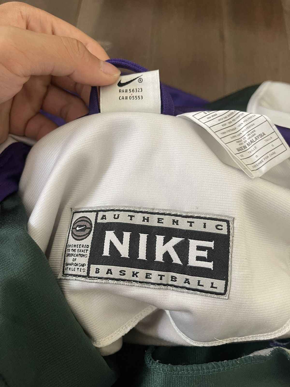 Nike × Vintage Nike Vintage Basketball Zip Up Size US L / EU 52-54 / 3 - 8 Thumbnail