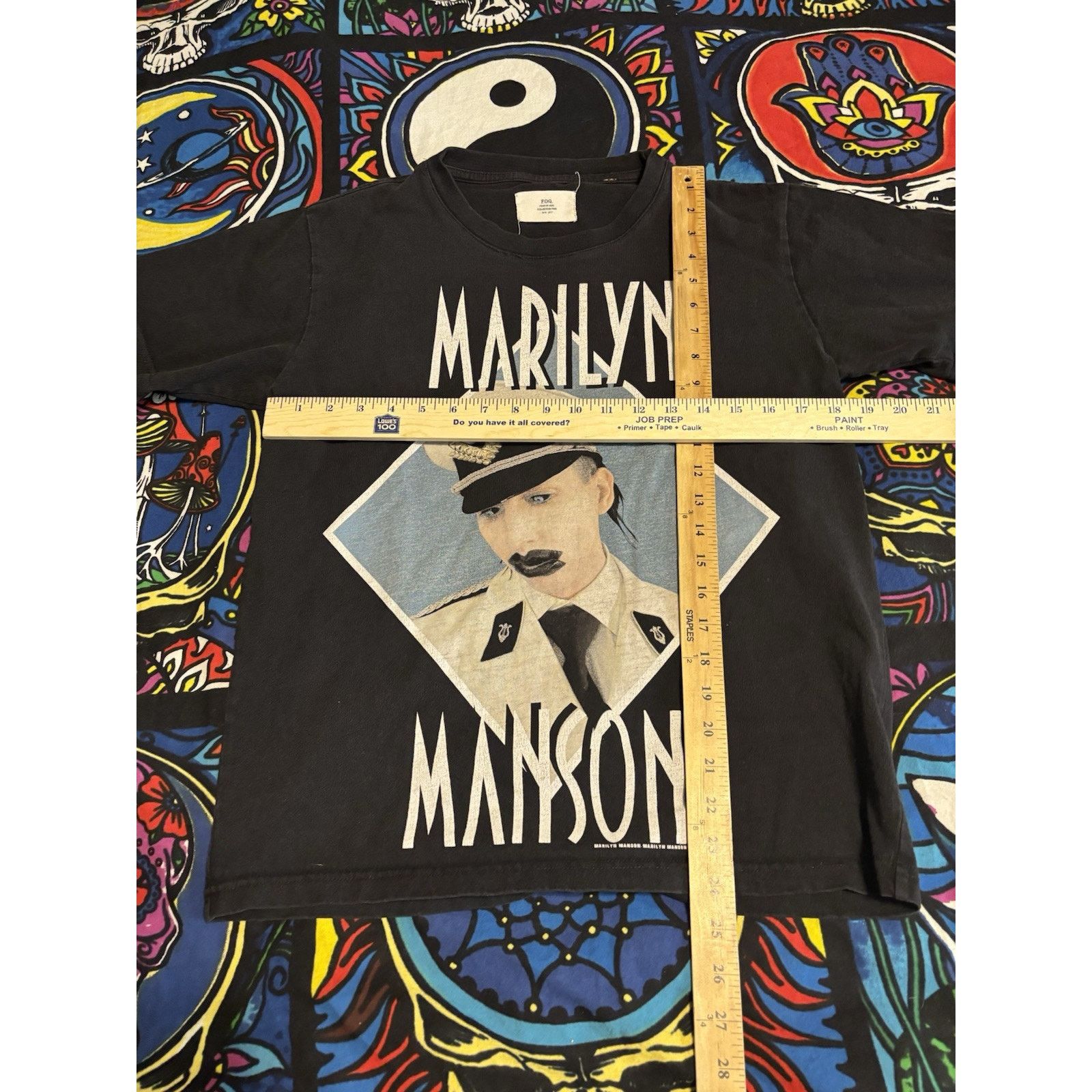 Other rare f.o.g. season 2 marilyn manson 2000s black tour Music Size US XL / EU 56 / 4 - 7 Thumbnail