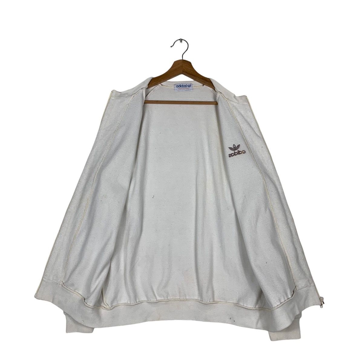 Adidas ADIDAS Trefoil Small Logo Fleece Bomber Jacket #1316-C59 Size US M / EU 48-50 / 2 - 11 Thumbnail