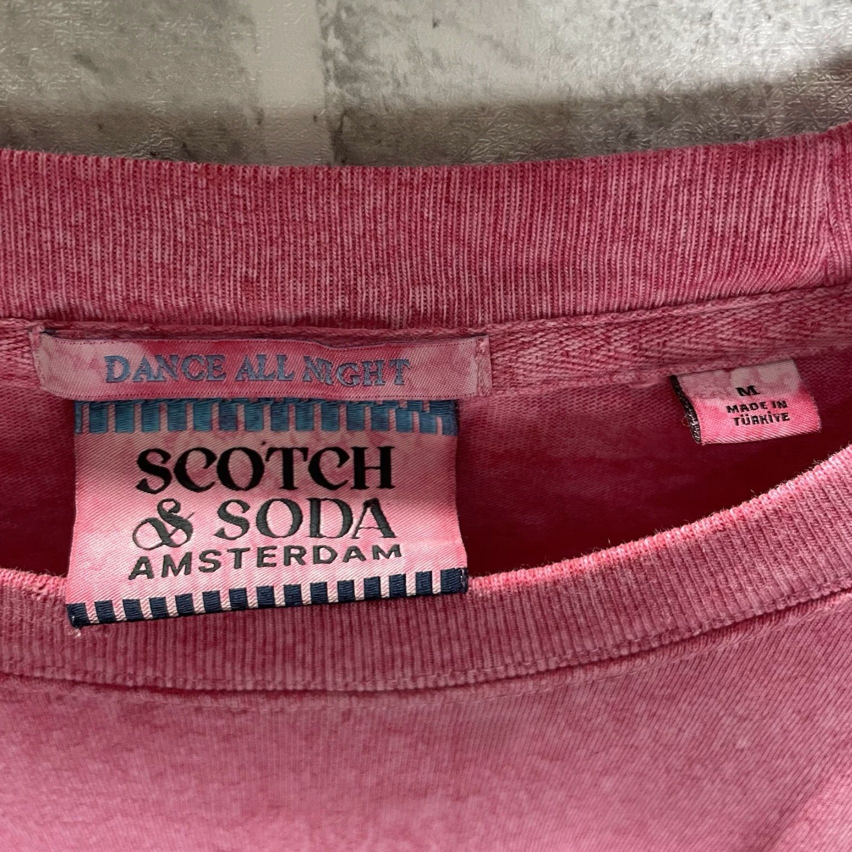 Scotch & Soda Scotch & Soda Amsterdam Dance All Night Pink Tee Mens Size M Size US M / EU 48-50 / 2 - 4 Thumbnail
