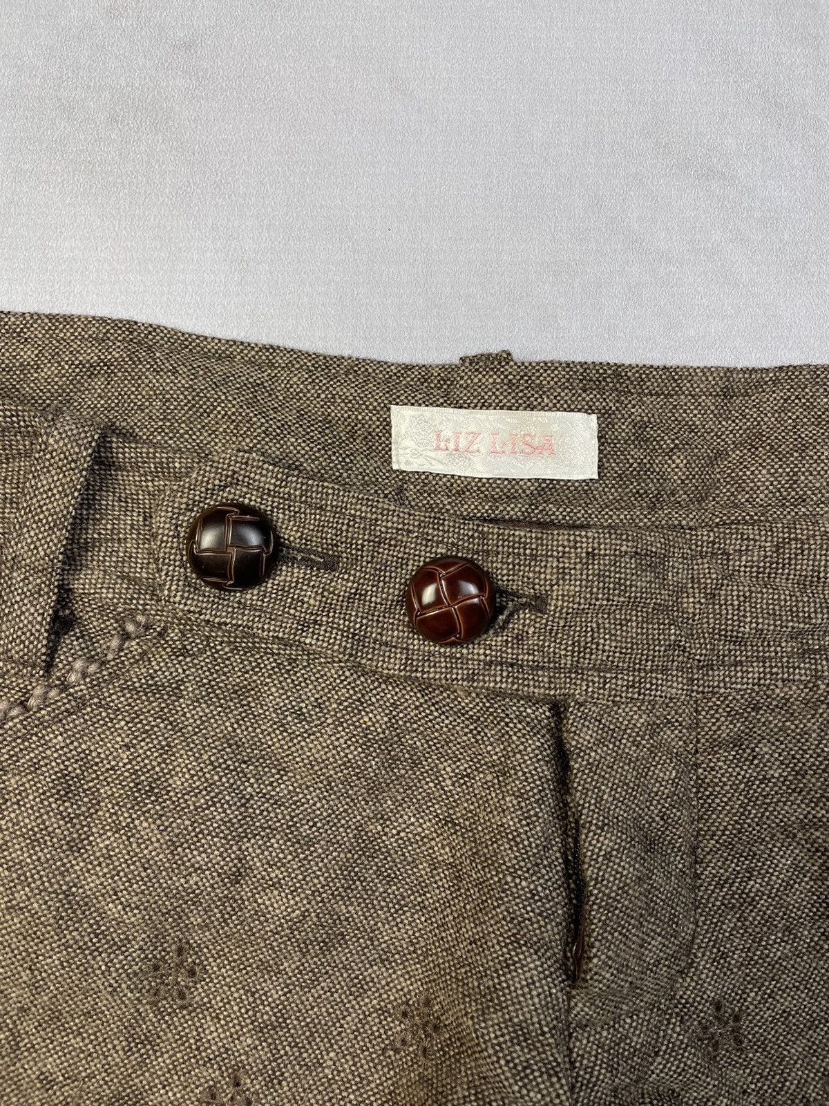 LIZ LISA Liz Lisa Mori Kei Brown Neapolitan Chocokaji Shorts Size 28" / US 6 / IT 42 - 6 Thumbnail