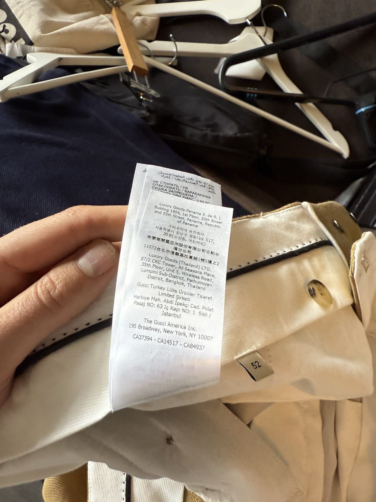 Gucci Camel Trousers with Web Stripe Trim Size US 36 / EU 52 - 17 Thumbnail