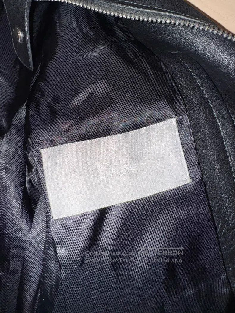 Dior Dior Bee Embossed Lamb Leather Jacket Size US L / EU 52-54 / 3 - 5 Thumbnail