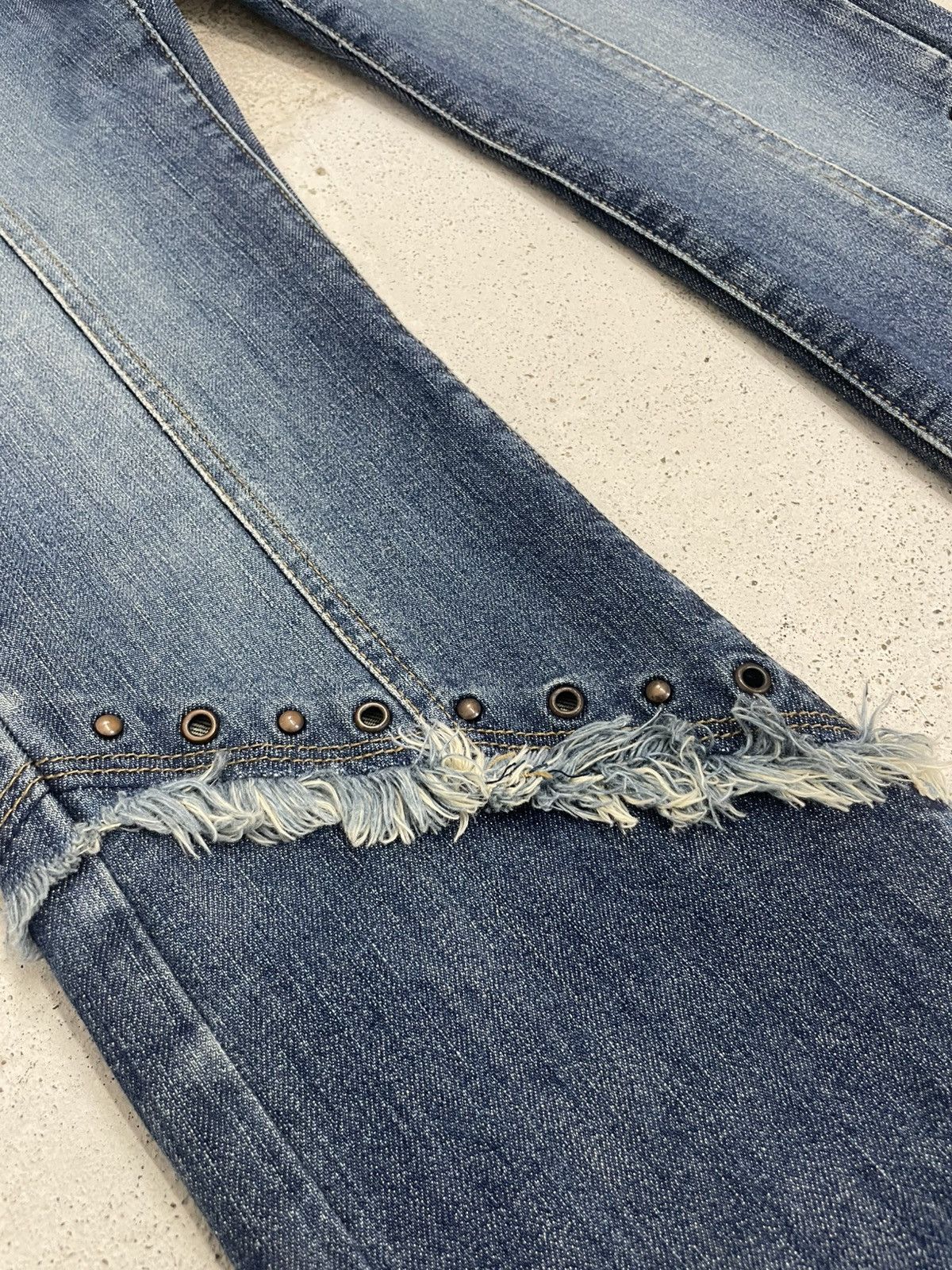 Hysteric Glamour Elle Planette Flare Stud Thread Asymmetrical Cut Design Size 26" / US 2 / IT 38 - 8 Thumbnail