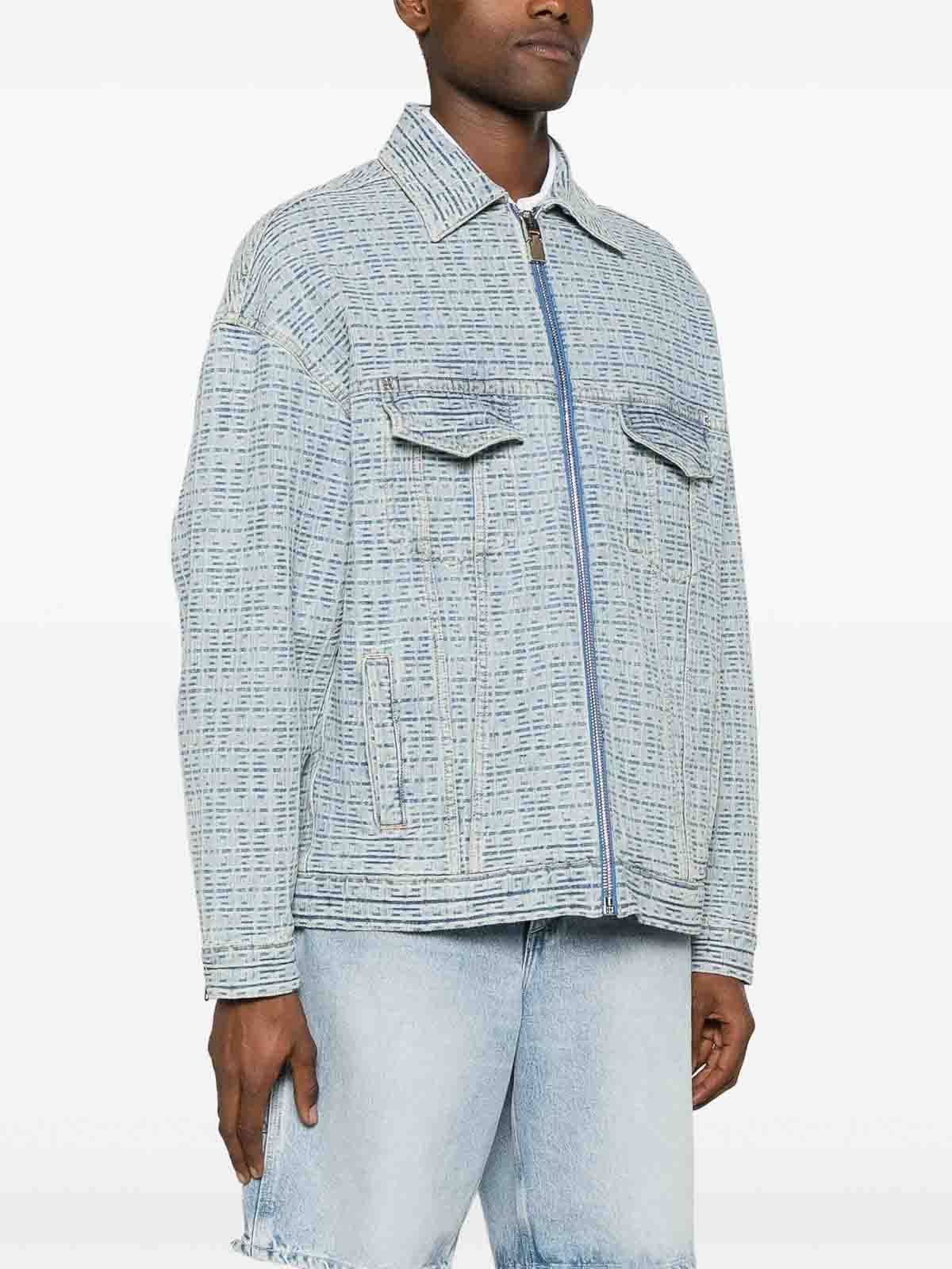 Givenchy o1gr1nt0125 Oversized V Pocket 4G Rivet Zip Jacket Size US M / EU 48-50 / 2 - 3 Thumbnail