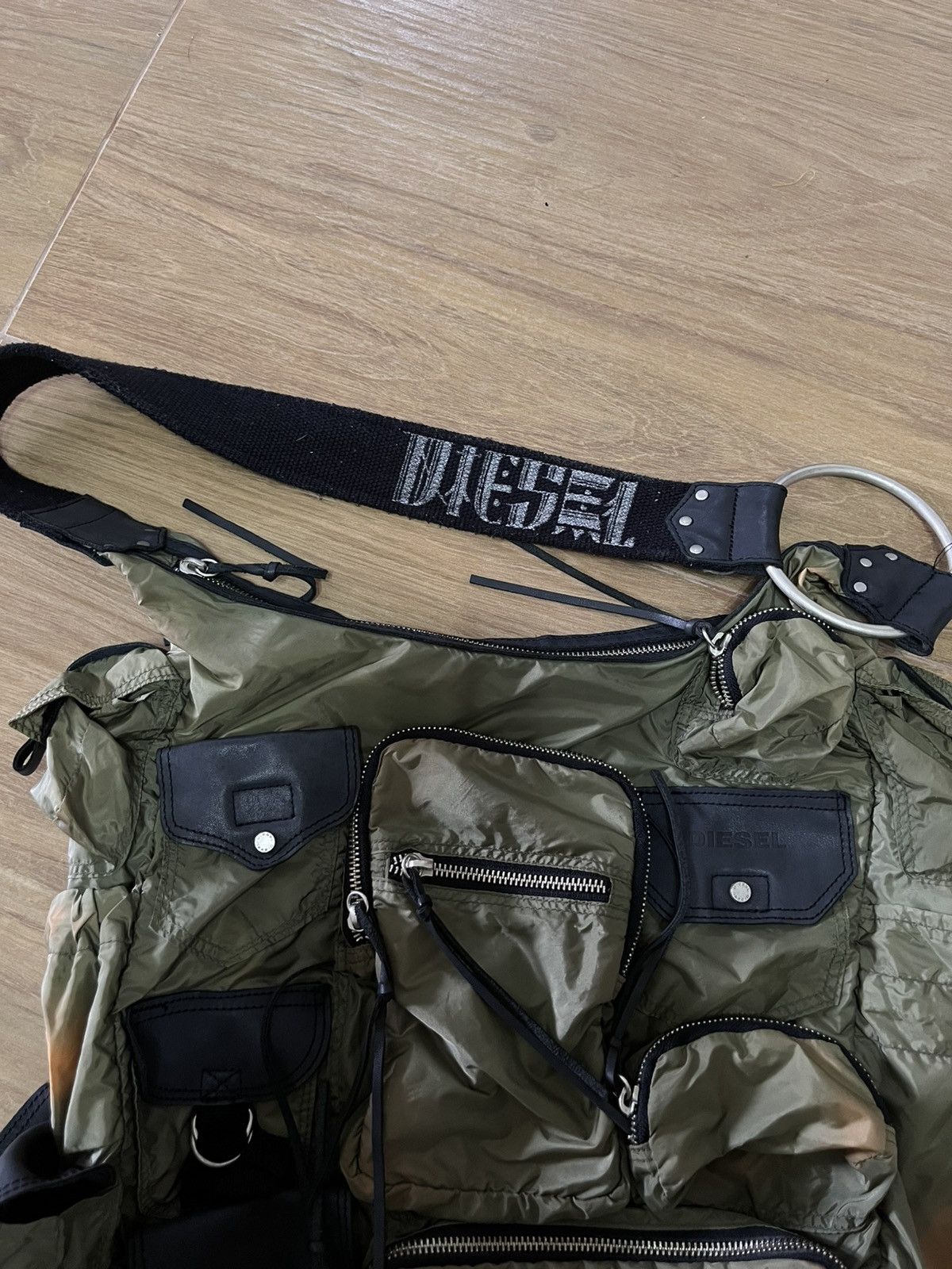 Diesel × Vintage Diesel Multi-Pocket Sling Bag cargo Size ONE SIZE - 6 Thumbnail