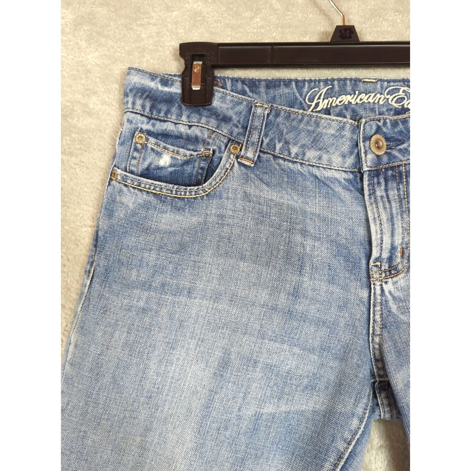 American Eagle Outfitters VINTAGE American Eagle Favorite Boyfriend Jeans Size 34" / US 12 / IT 48 - 2 Thumbnail