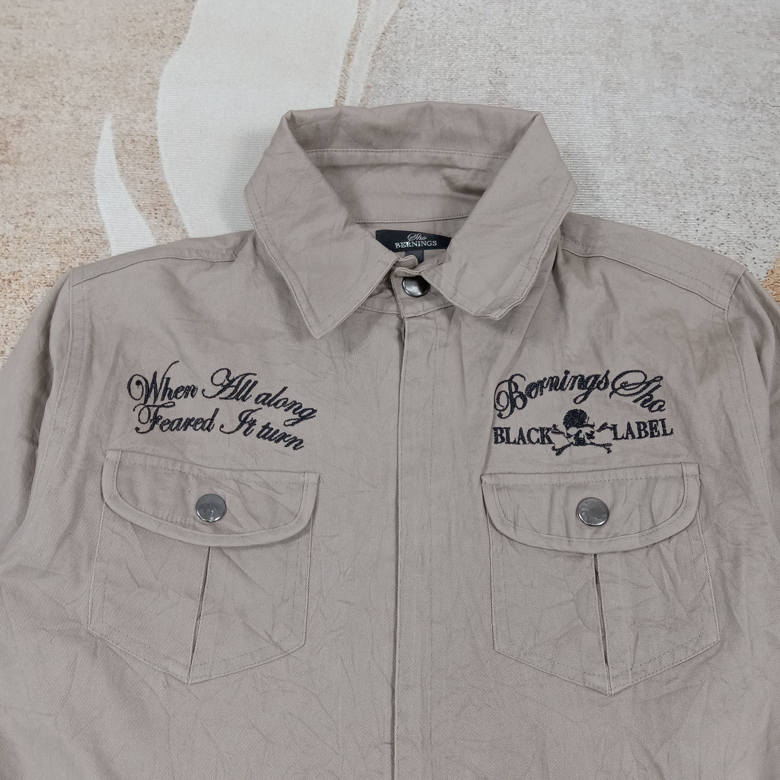 Japanese Brand Bernings Sho Japanese Punk Cargo Coverall Jacket C284N18 Size US S / EU 44-46 / 1 - 5 Thumbnail