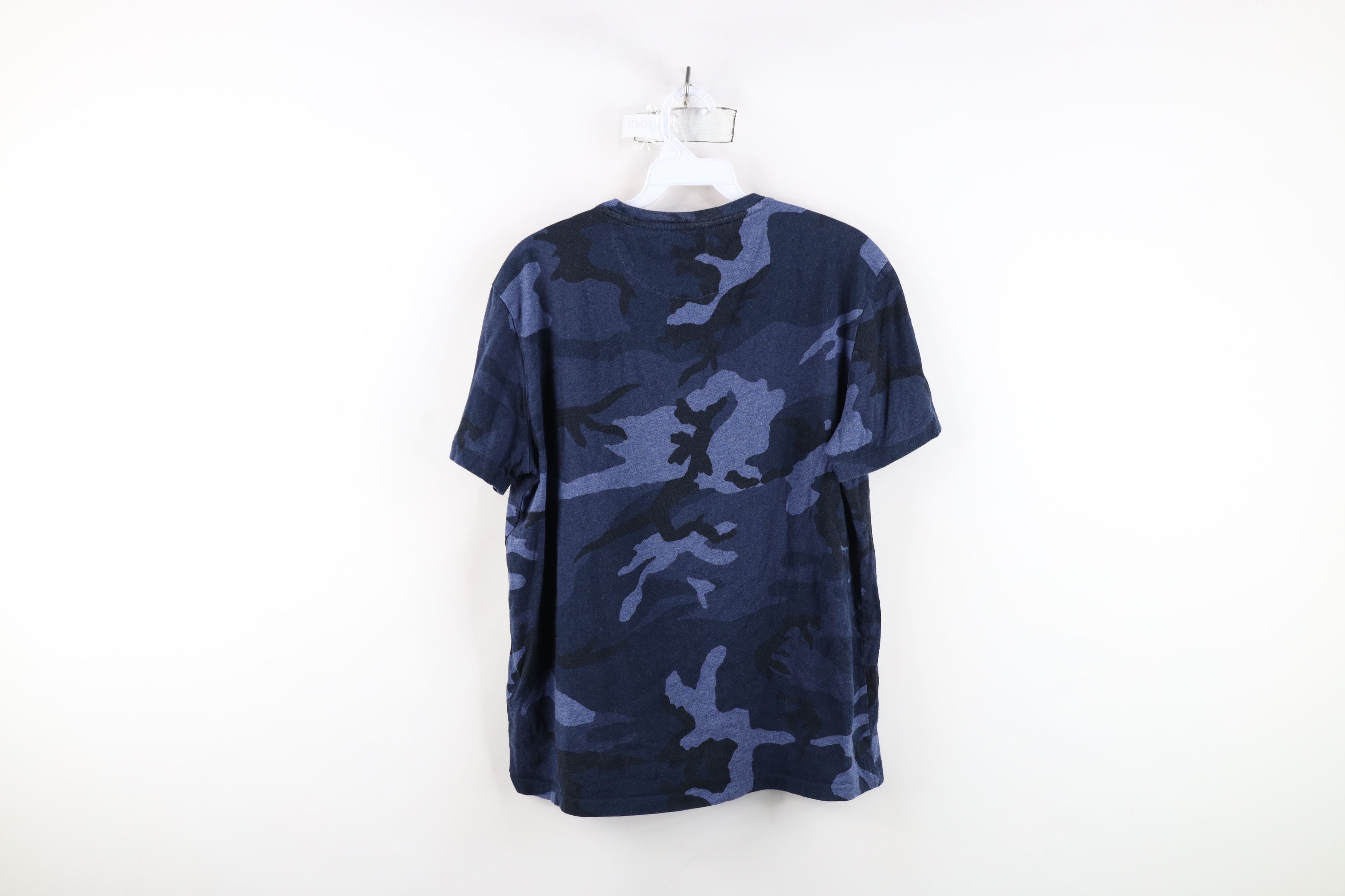 Ralph Lauren Vintage Y2K Ralph Lauren Camouflage Pocket T-Shirt Blue Size US M / EU 48-50 / 2 - 10 Thumbnail
