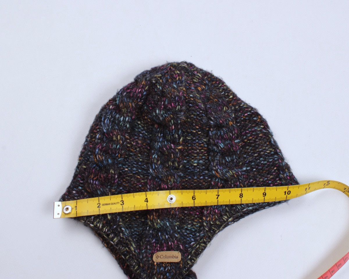 Columbia COLUMBIA Tassel Beanie Hat Knit Fleece Polyeste Acrylic Wool Size ONE SIZE - 19 Thumbnail