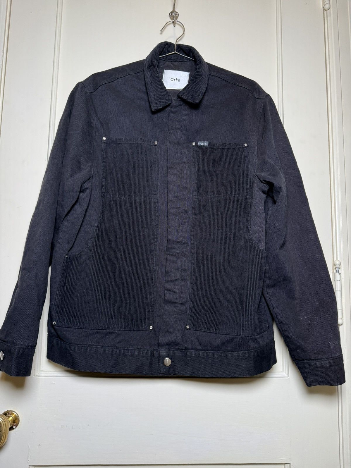 Arte Antwerp Arte Antewerp Corduroy Panelled Men's Jacket Size US M / EU 48-50 / 2 - 1 Thumbnail