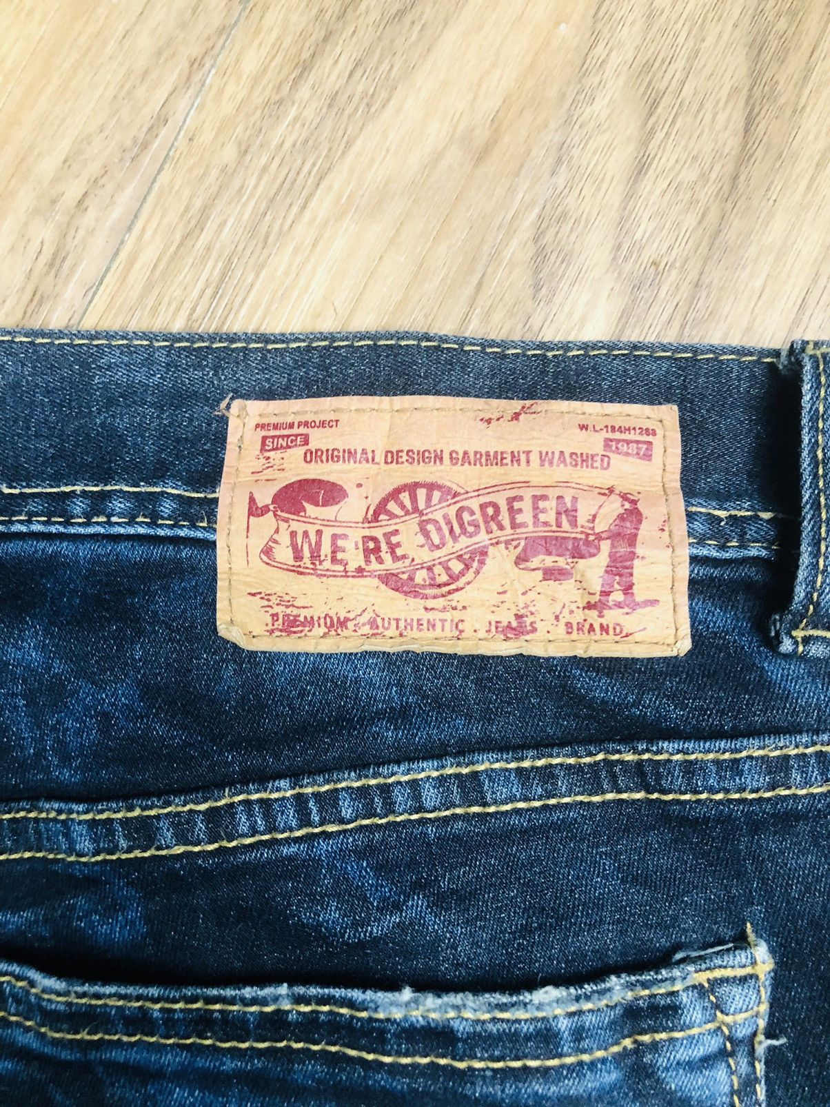 If Six Was Nine DIGREEN Authentic Premium Slim Fit Jeans (40) Size 33" - 16 Thumbnail