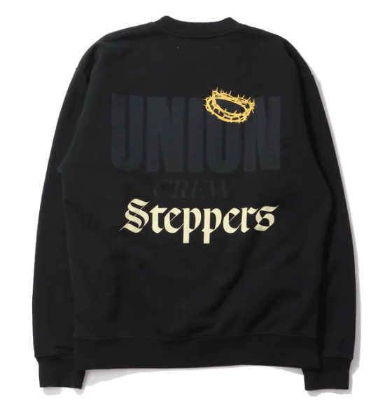 image of Pg Lang X Union X Kendrick Lamar X Big Steppers Crewneck in Black, Men's (Size Small)