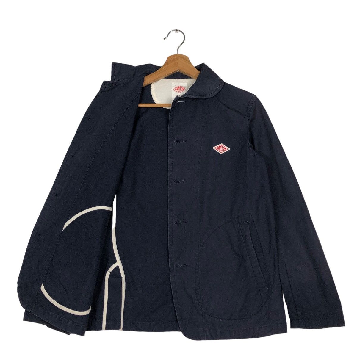 Danton 🔥Vtg Chore Jacket Danton Vetements de Travail Issey Miyake Size US M / EU 48-50 / 2 - 11 Thumbnail