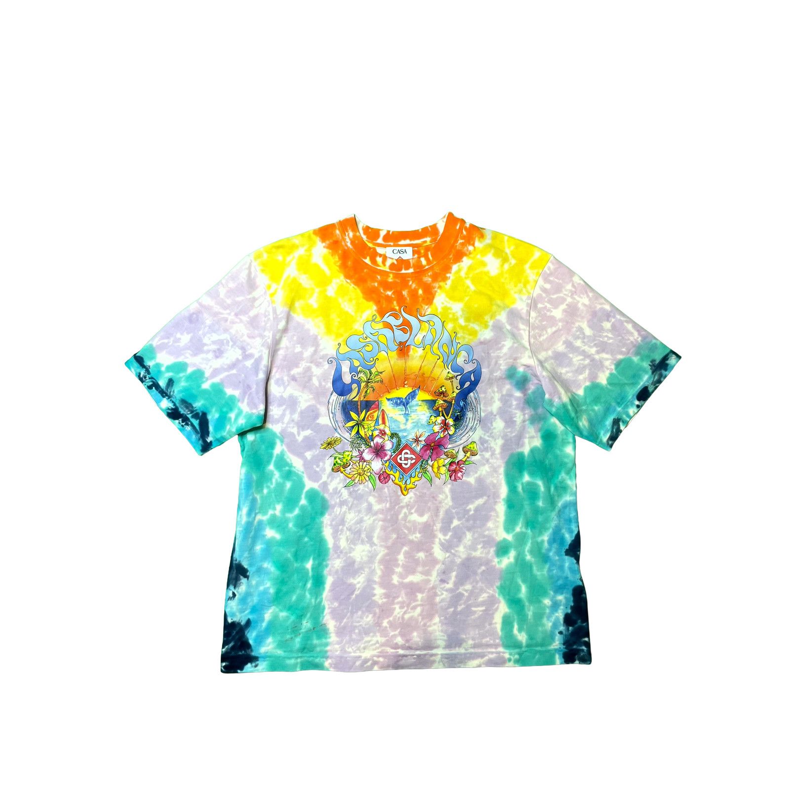 Casablanca Casablanca Surf Trip Tie Dye Multicolor Tee Size US M / EU 48-50 / 2 - 1 Thumbnail