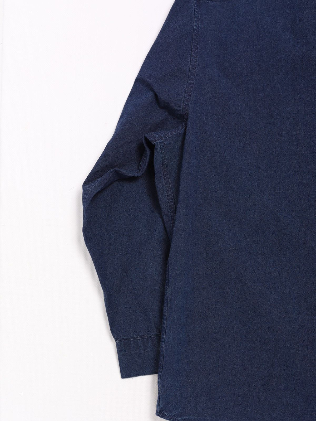 Margaret Howell MHL Margaret Howell Navy Blue Shirt Washed Cotton Denim Jean Size M / US 6-8 / IT 42-44 - 7 Thumbnail