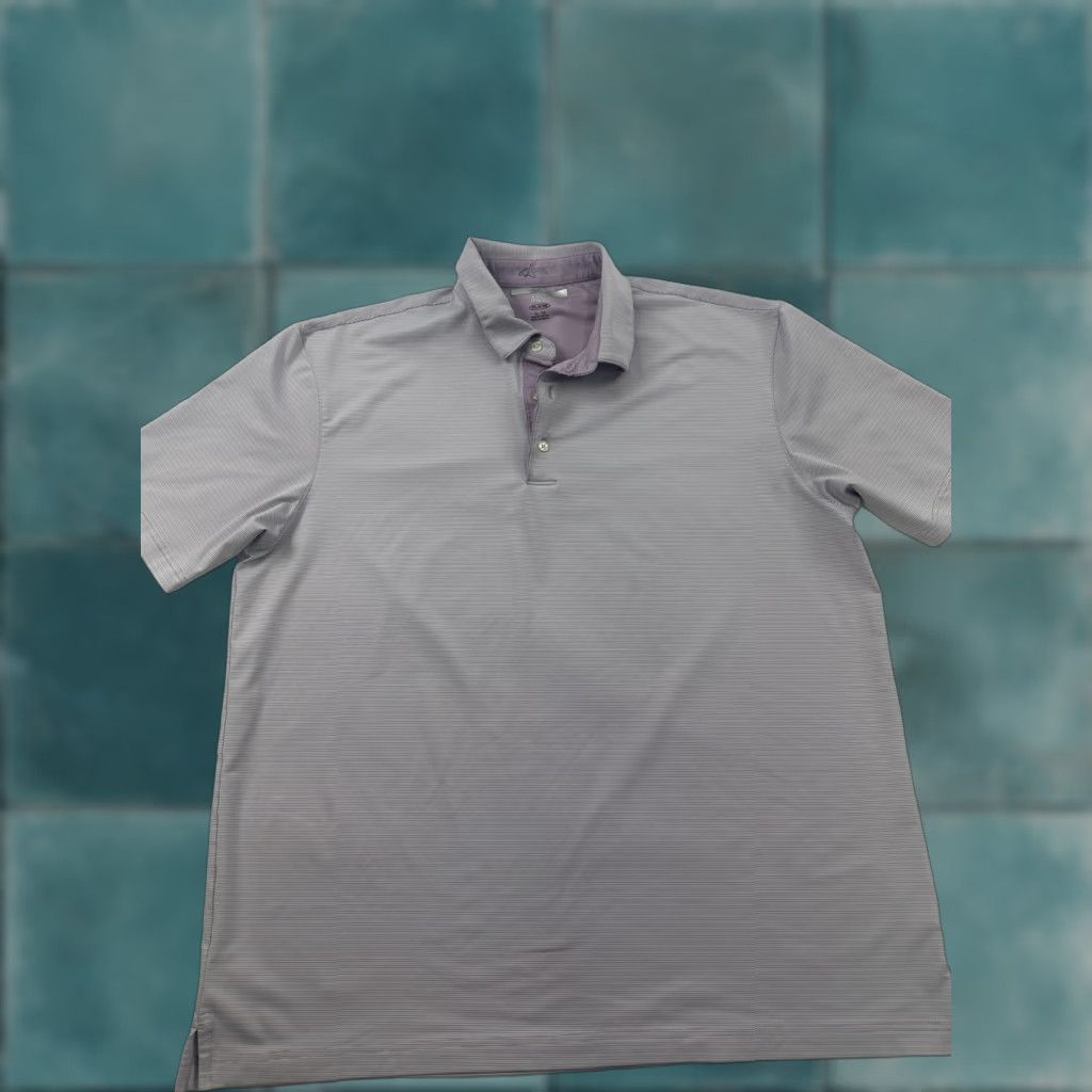 Vintage Greg Norman Shirt Mens XL Purple Striped Short Sleeve Polo Play Dry Golf ML75 Size US XL / EU 56 / 4 - 1 Thumbnail