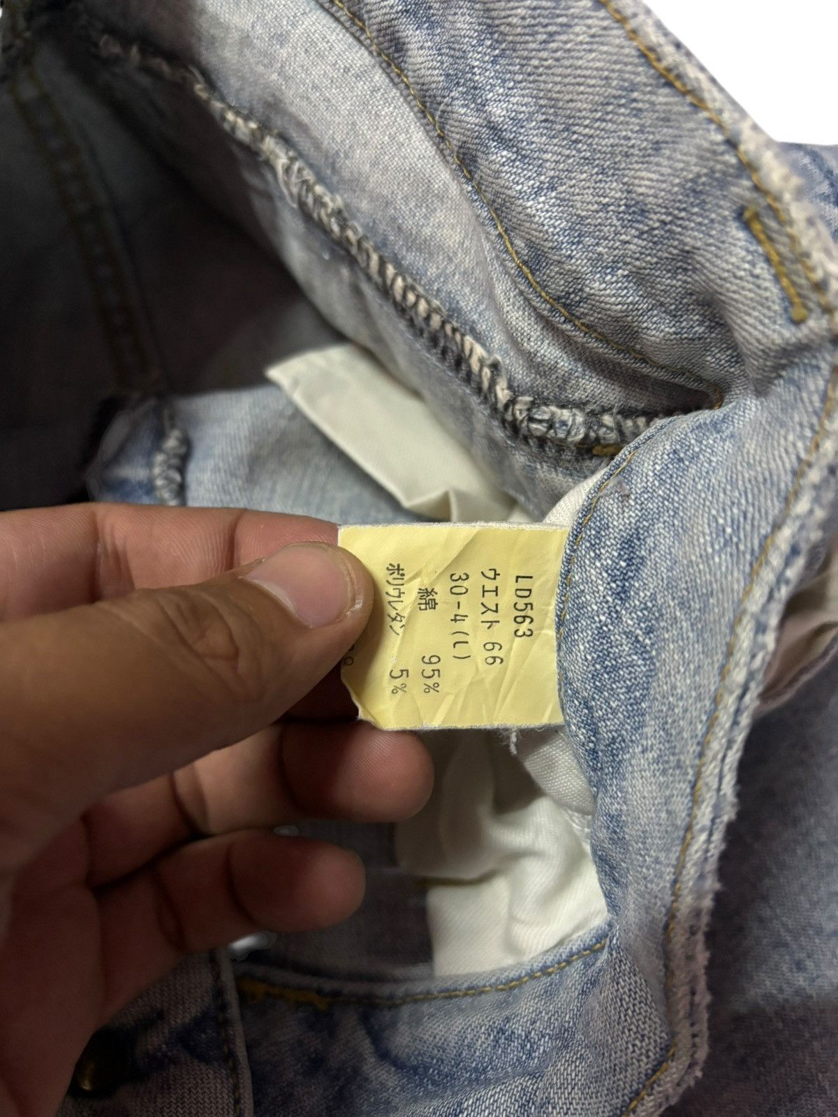Japanese Brand Vtg Nudist Jeans Japan Bondage Punk Jeans Size 28" / US 6 / IT 42 - 10 Thumbnail