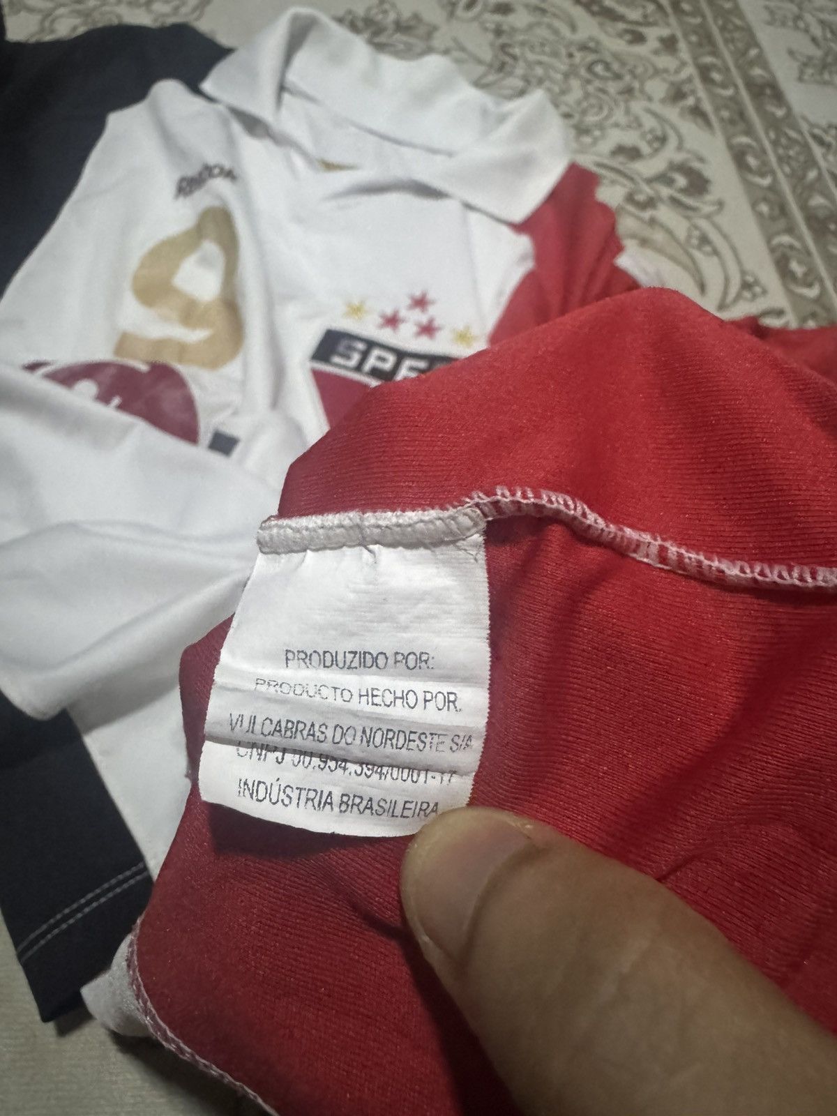 Vintage Vtg 09’ SPFC Reebok Collar Jersey Size US M / EU 48-50 / 2 - 7 Thumbnail