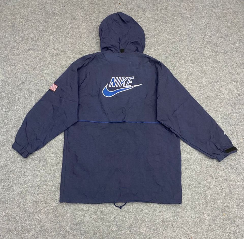 Nike 💥Best Offer💥Vintage 90s Nike Sport Windbreaker Hoodies Size US XXL / EU 58 / 5 - 2 Thumbnail