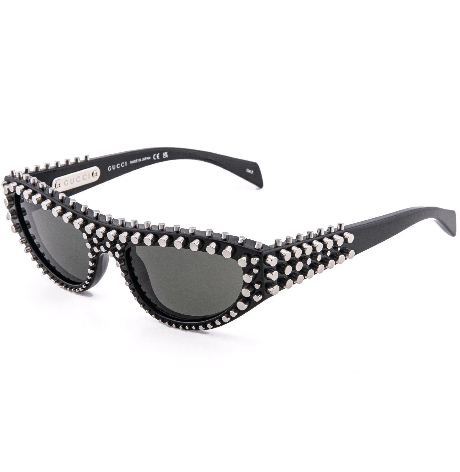 Gucci GUCCI GG1919S Black 1919 Stud Spike Cat Eye Mask Fashion 005 Size ONE SIZE - 7 Thumbnail