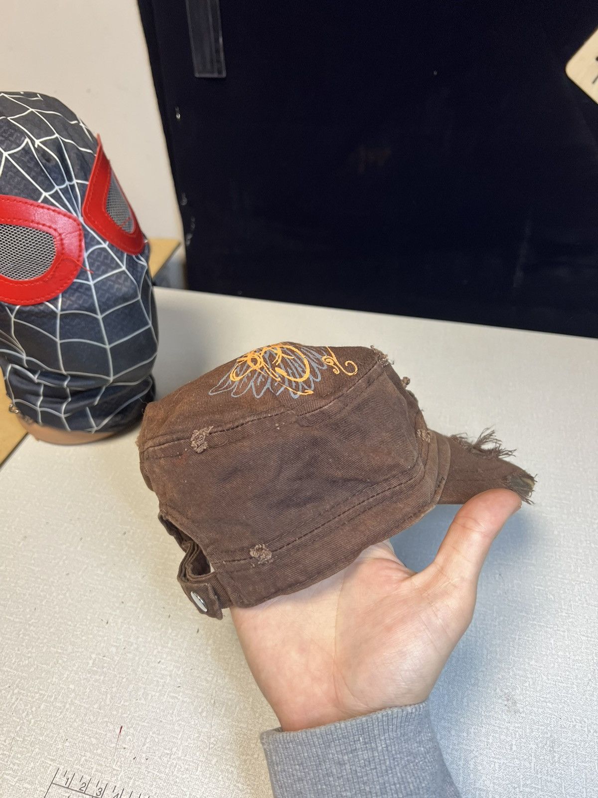 Other 🧢 Custom Distressed GA Military Cap Size ONE SIZE - 6 Thumbnail
