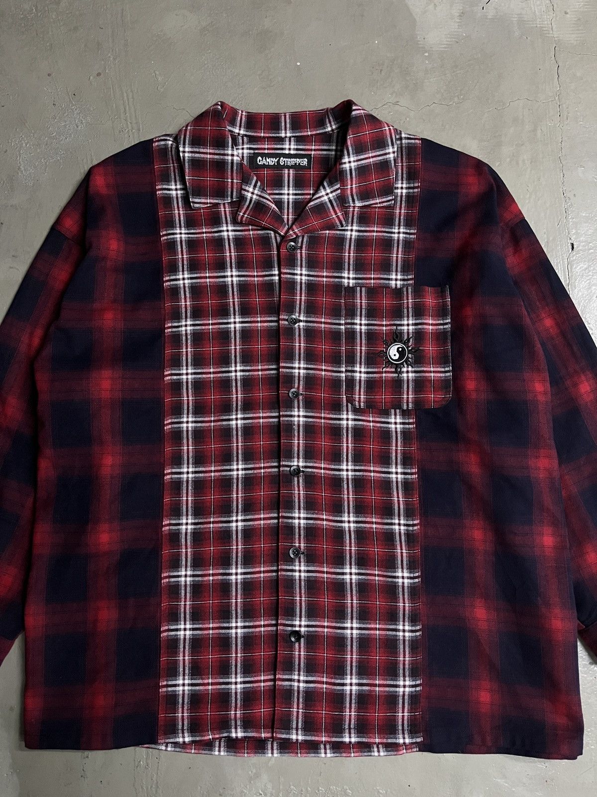 Needles Reconstruct Oversized Candy Stripper Needles Style Flannel Size US XL / EU 56 / 4 - 5 Thumbnail