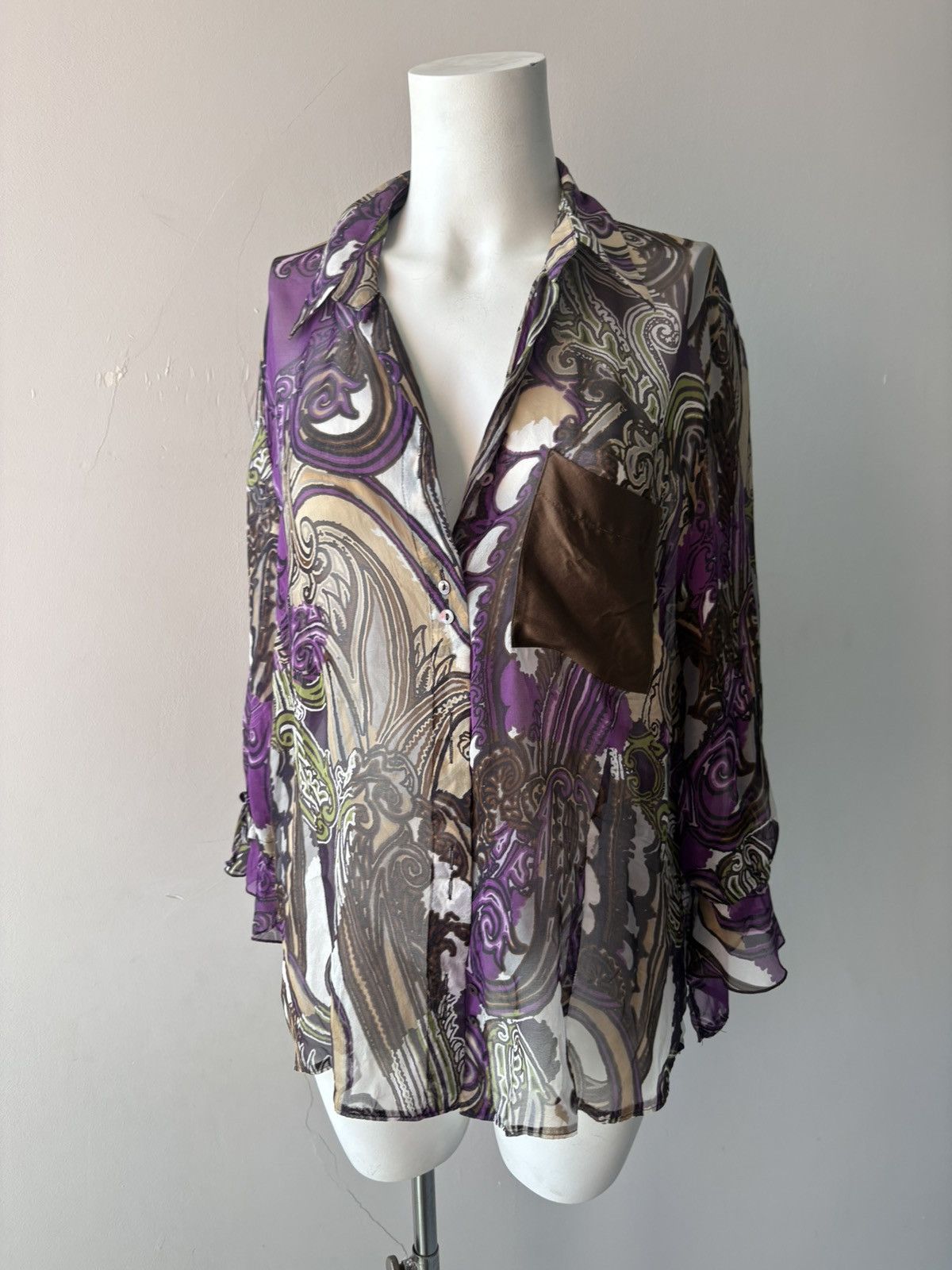 Gerry Weber Gerry Weber silk shirt Size L / US 10 / IT 46 - 3 Thumbnail