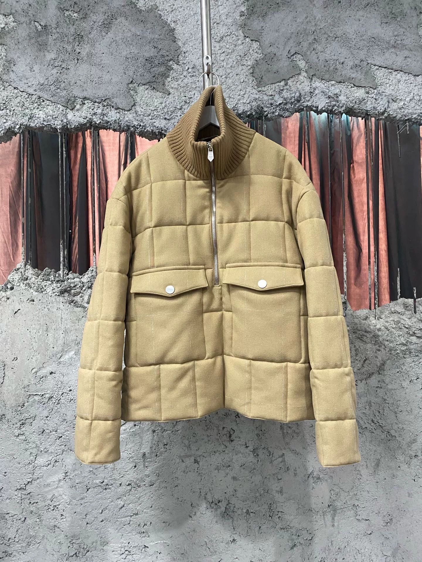 Hermes Hermes Beige Quilted Jacket for Men Size US M / EU 48-50 / 2 - 1 Thumbnail