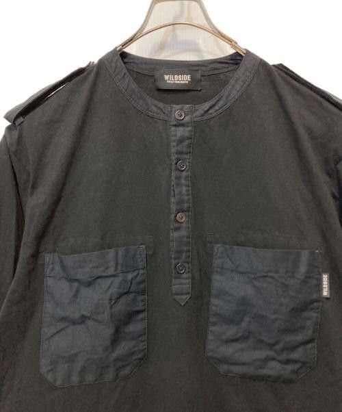 Yohji Yamamoto WILD SIDE YOHJI YAMAMOTO Strap Henley Neck Long Sleeve T Size US L / EU 52-54 / 3 - 3 Thumbnail