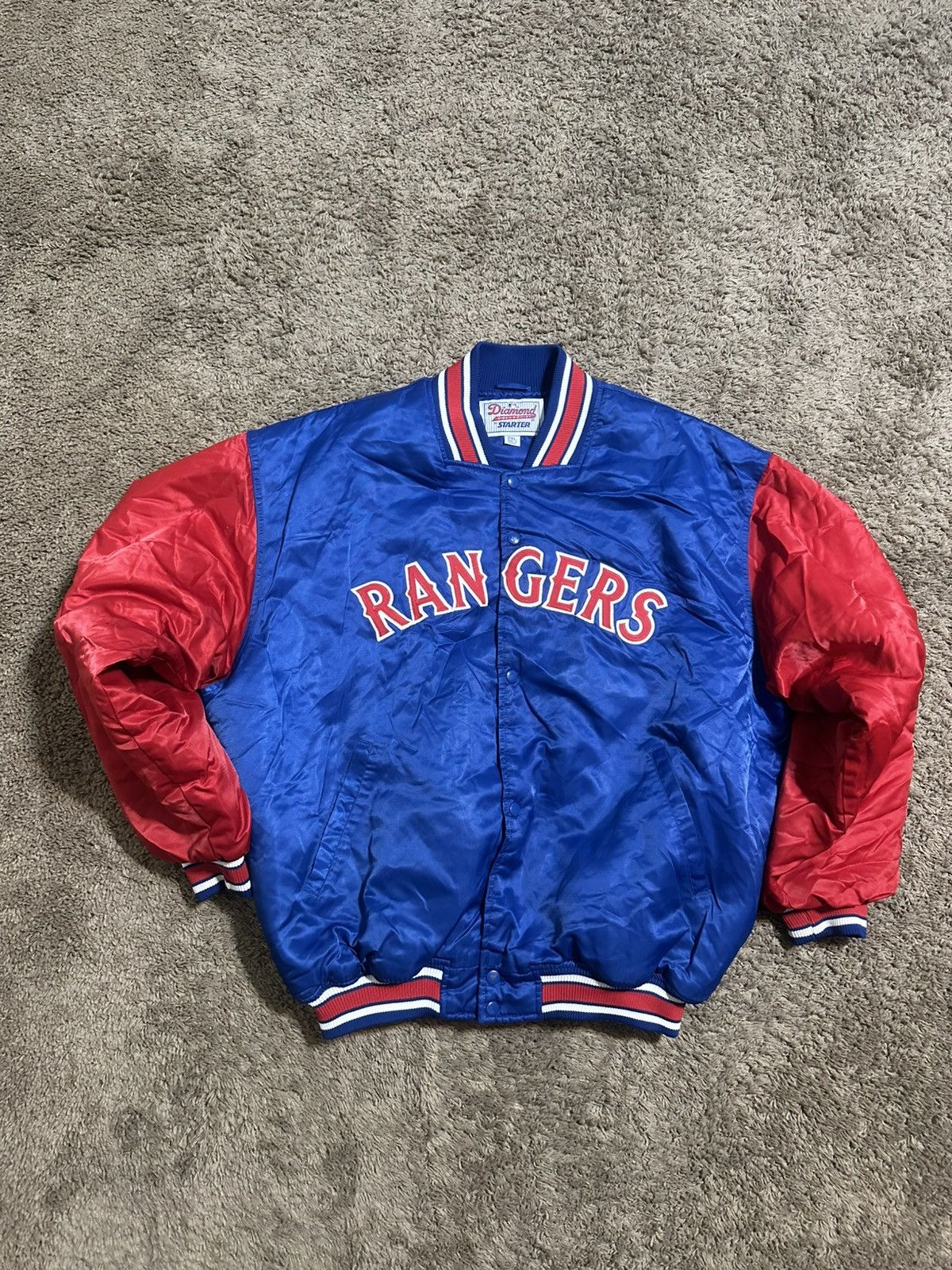 MLB Vintage MLB Starter Texas Rangers jacket 00s size 2XL Size US XXL / EU 58 / 5 - 1 Thumbnail