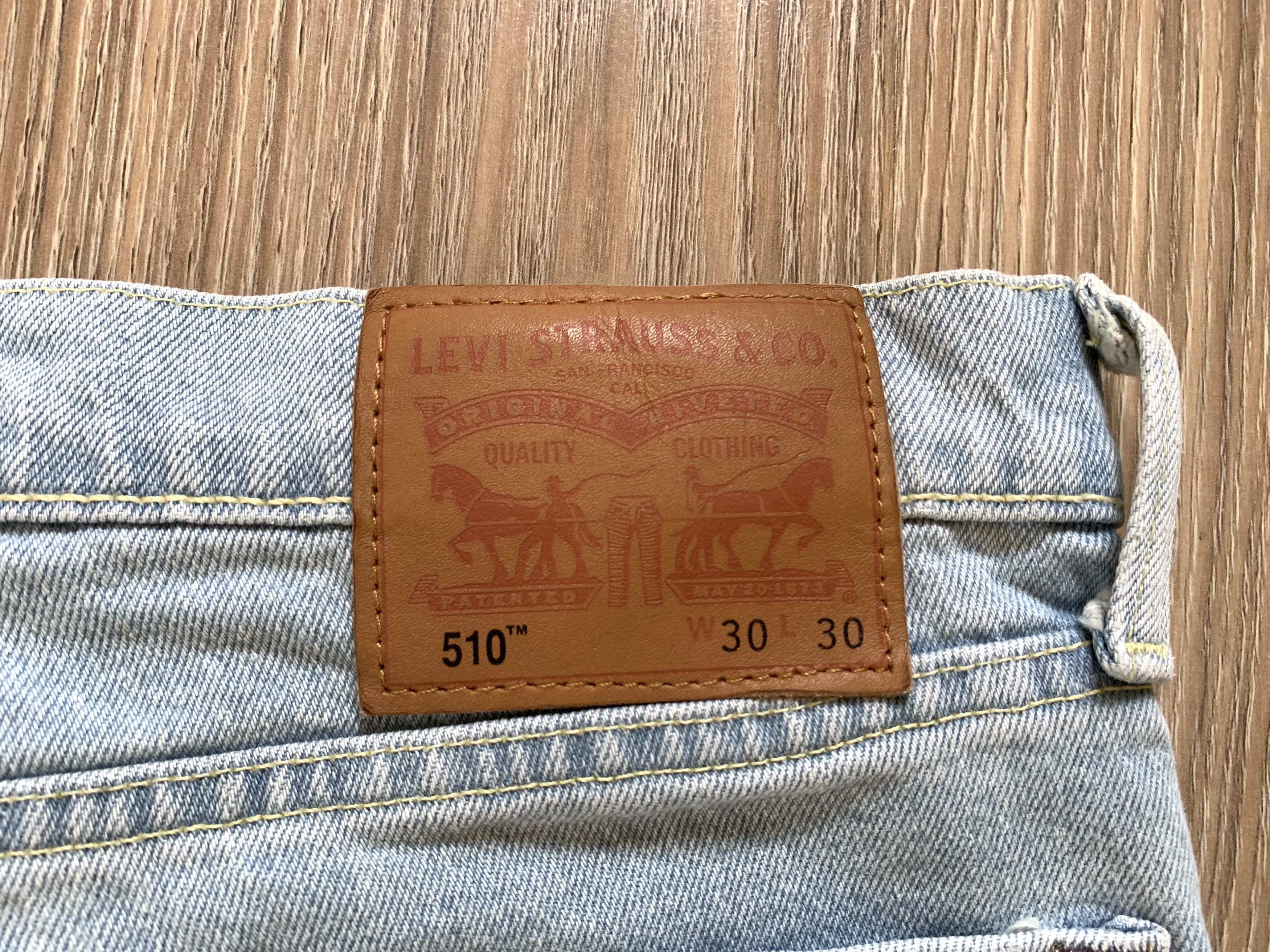 Levi's × Vintage Levis 510 Vintage Light Blue Denim Jeans Size US 30 / EU 46 - 8 Thumbnail