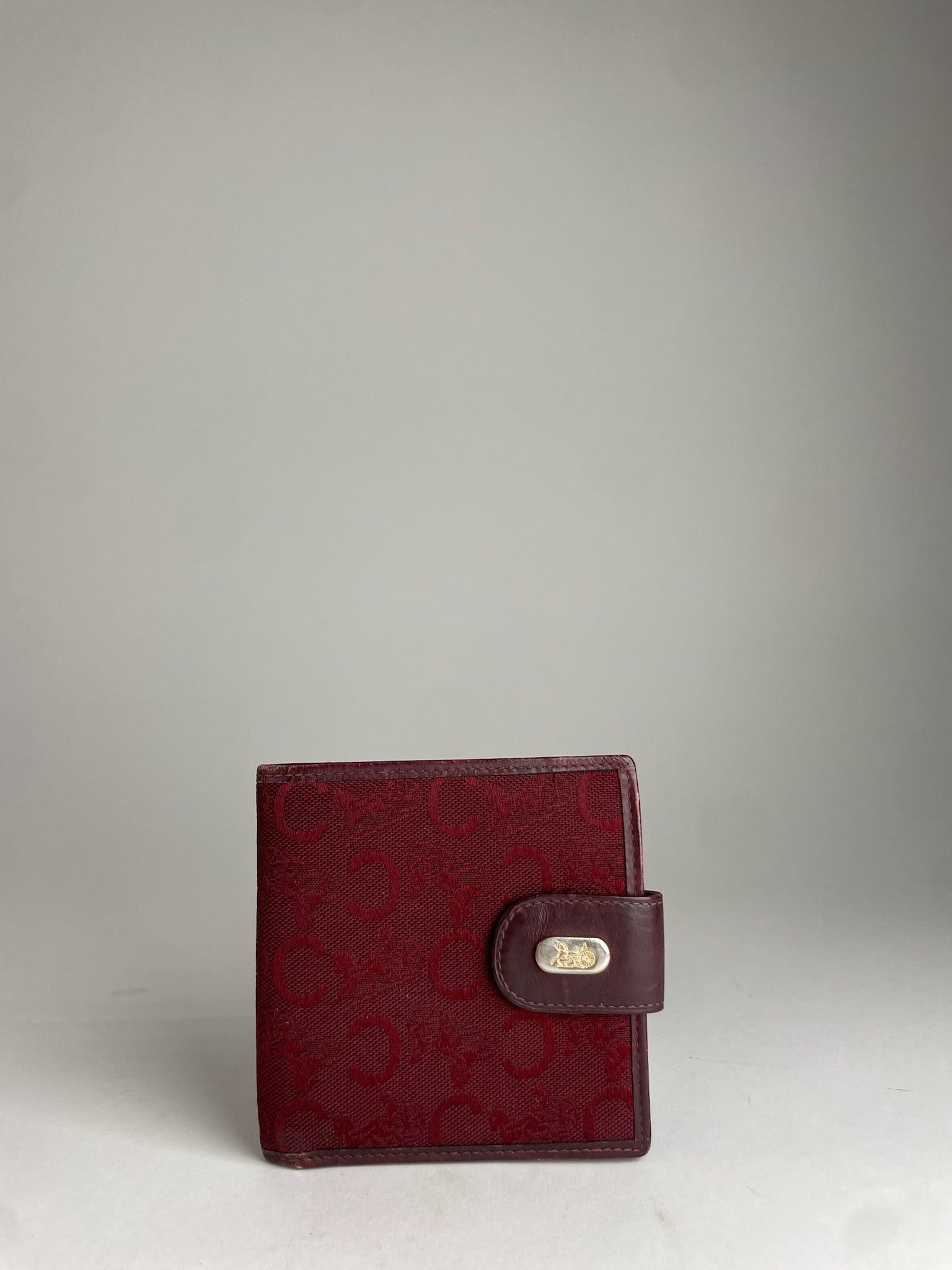 Celine Vintage Paris C Monogram Burgundy Size ONE SIZE - 1 Thumbnail