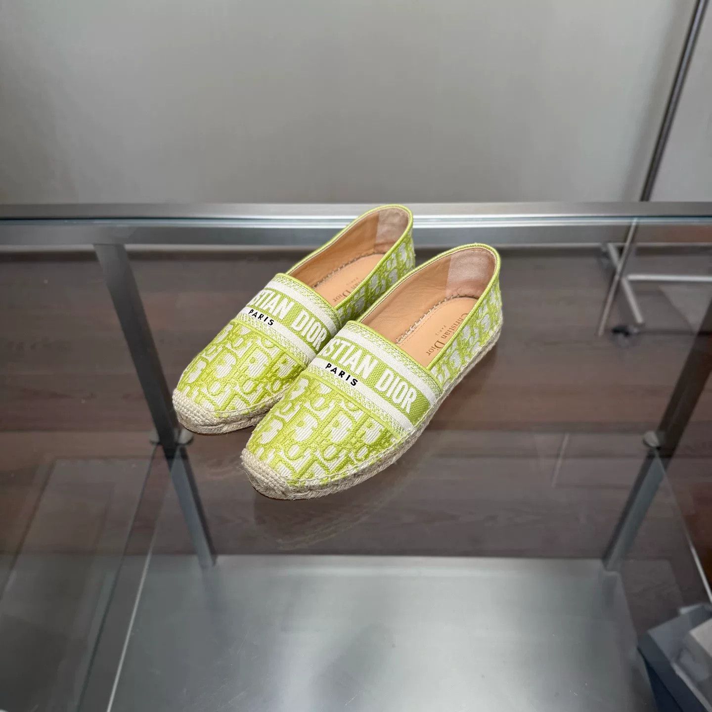 Dior Dior Embroidered Canvas Espadrilles Size US 8 / IT 38 - 1 Thumbnail