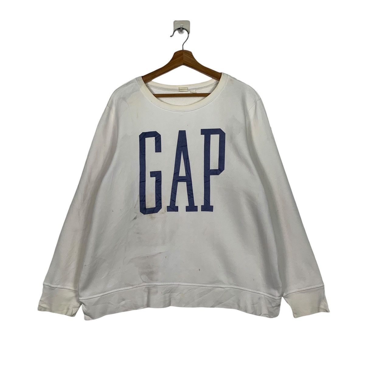 Gap Gap Big Logo Pullover Sweatshirt Size US L / EU 52-54 / 3 - 1 Thumbnail