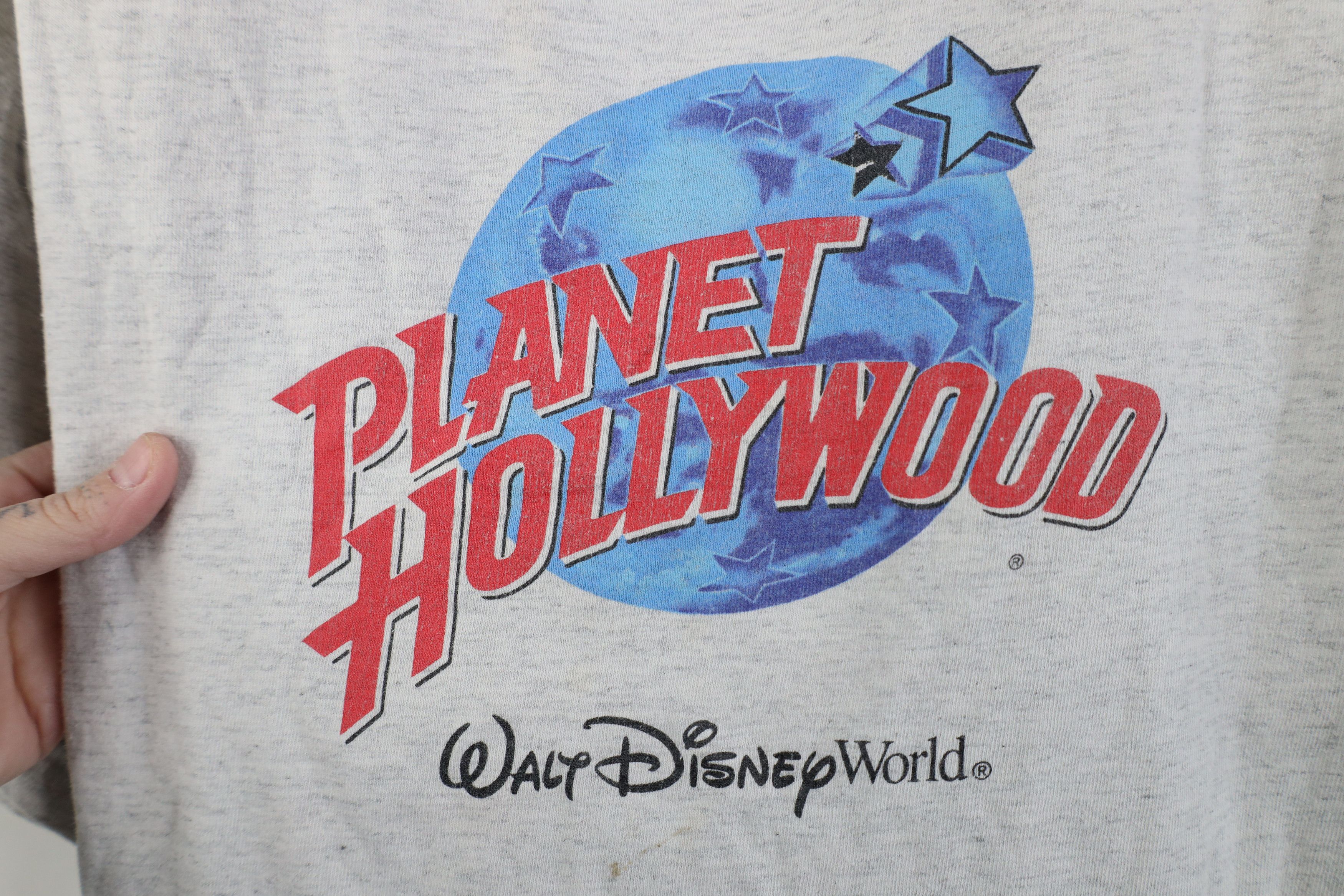 Vintage Vintage 90s Planet Hollywood Walt Disney World T-Shirt Size US XL / EU 56 / 4 - 4 Thumbnail