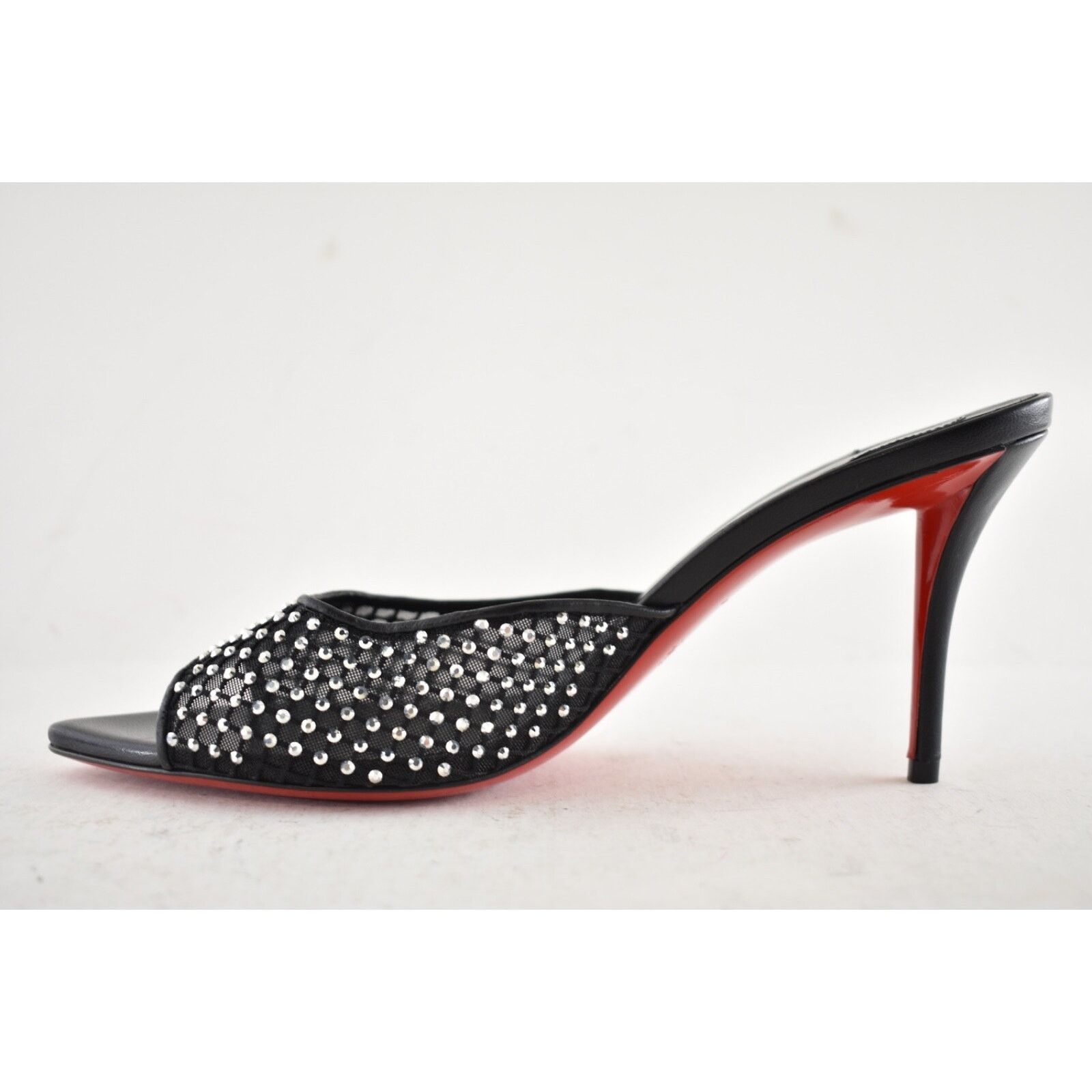Christian Louboutin Christian Louboutin Apostropha Mule Mesh Strass 80 Pump 38 Size US 8 / IT 38 - 12 Thumbnail