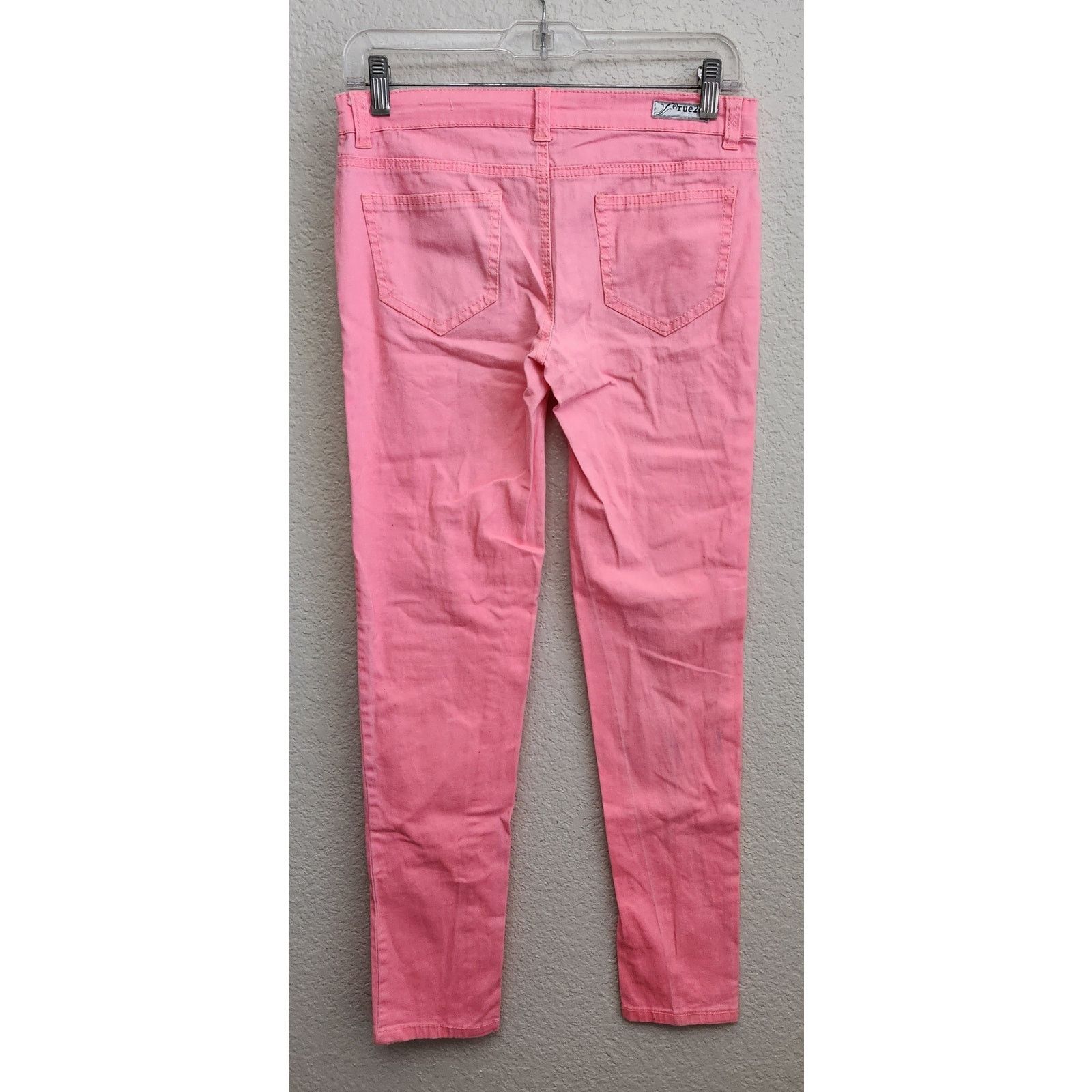 Other Rue21 Bright Pink Skinny Jeans 5 Lightweight Soft Size 30" / US 8 / IT 44 - 3 Thumbnail