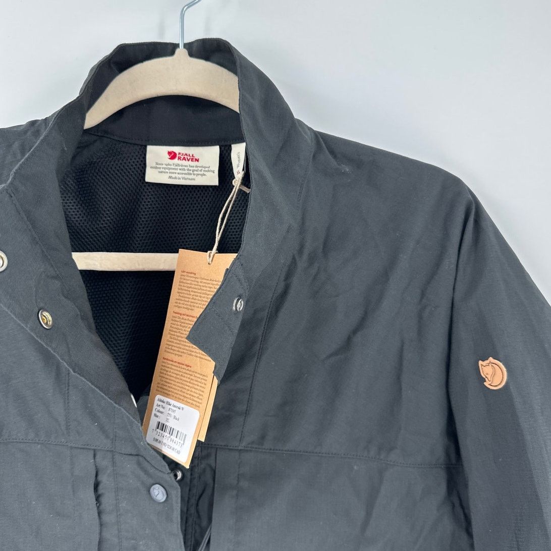 Fjallraven Fjallraven Women's Black Abisko Hike Anorak Jacket Size XL Size XL / US 12-14 / IT 48-50 - 6 Thumbnail
