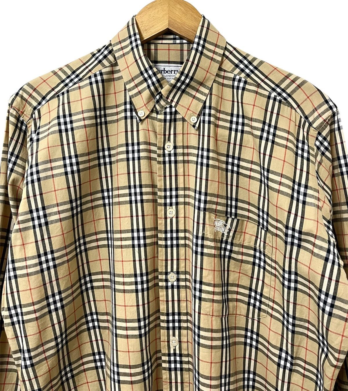 Burberry BURBERRY LONDON CLASSIC BEIGE NOVA CHECK LUXURY SHIRT Size US L / EU 52-54 / 3 - 3 Thumbnail