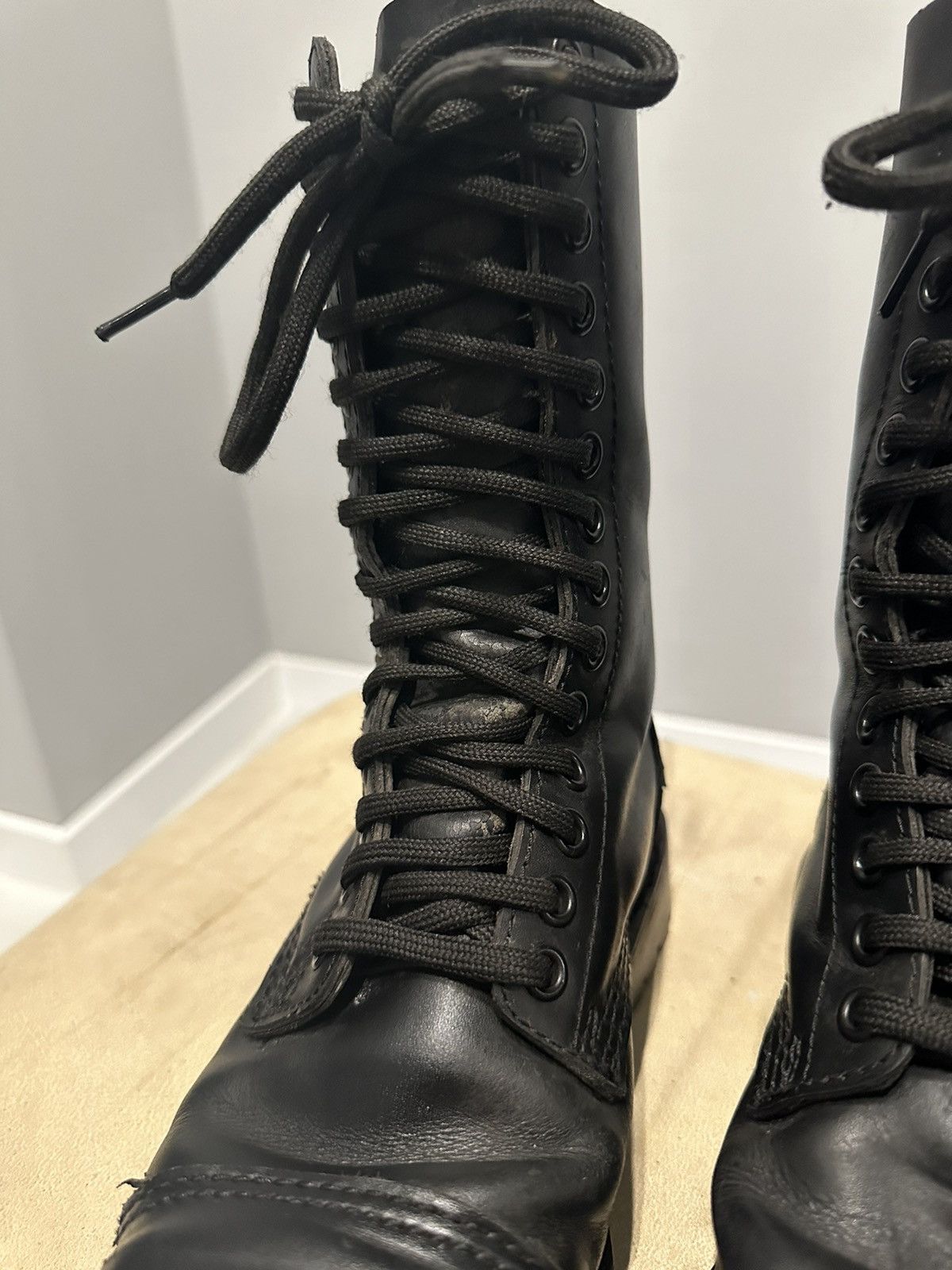 Undercover Undercover Avant Garde Vintage Leather Boots Steel Toe Size US 5 / EU 37 - 21 Thumbnail