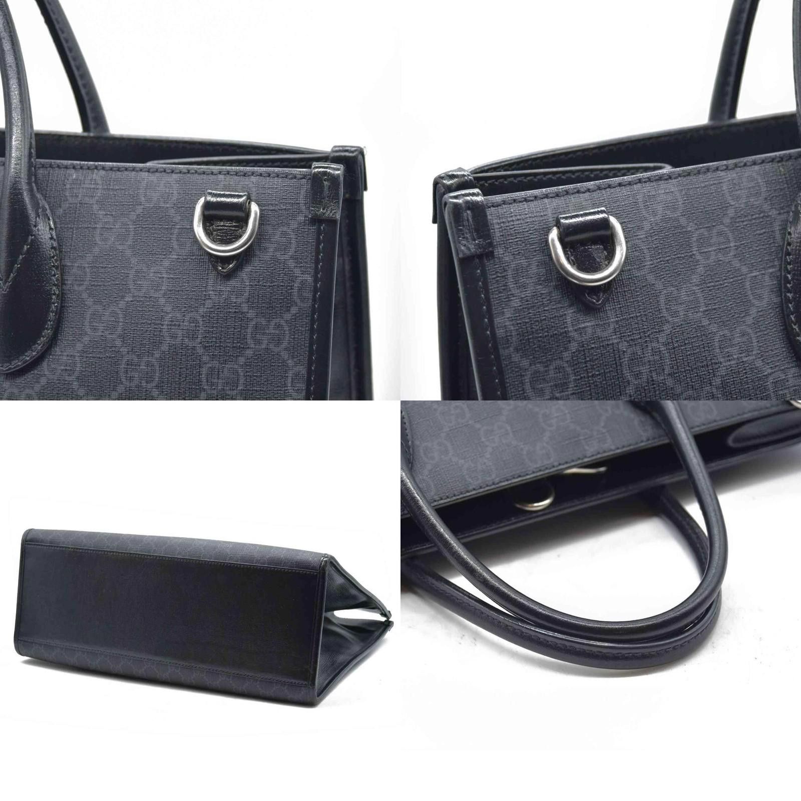 Gucci GUCCI GG Supreme Monogram Textured Dollar Calfskin Medium Size ONE SIZE - 3 Thumbnail