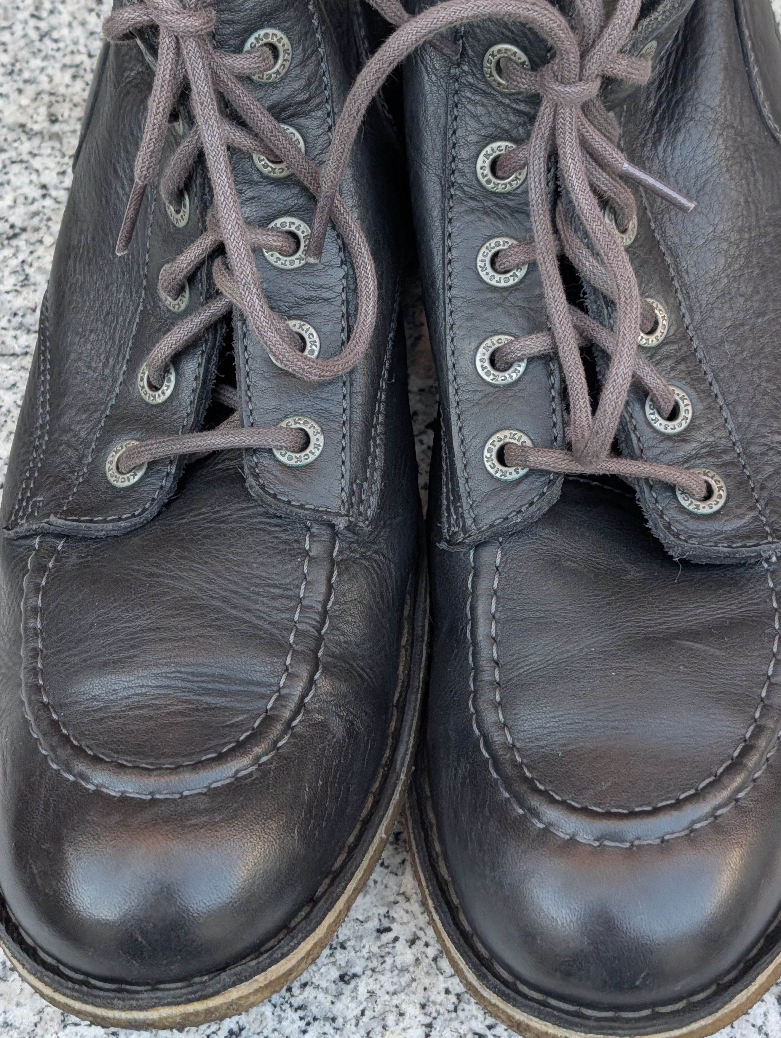 Kickers Vintage KICKERS Kick-Hi Boots France Black | EU 46 US 12 Size US 12 / EU 45 - 13 Thumbnail