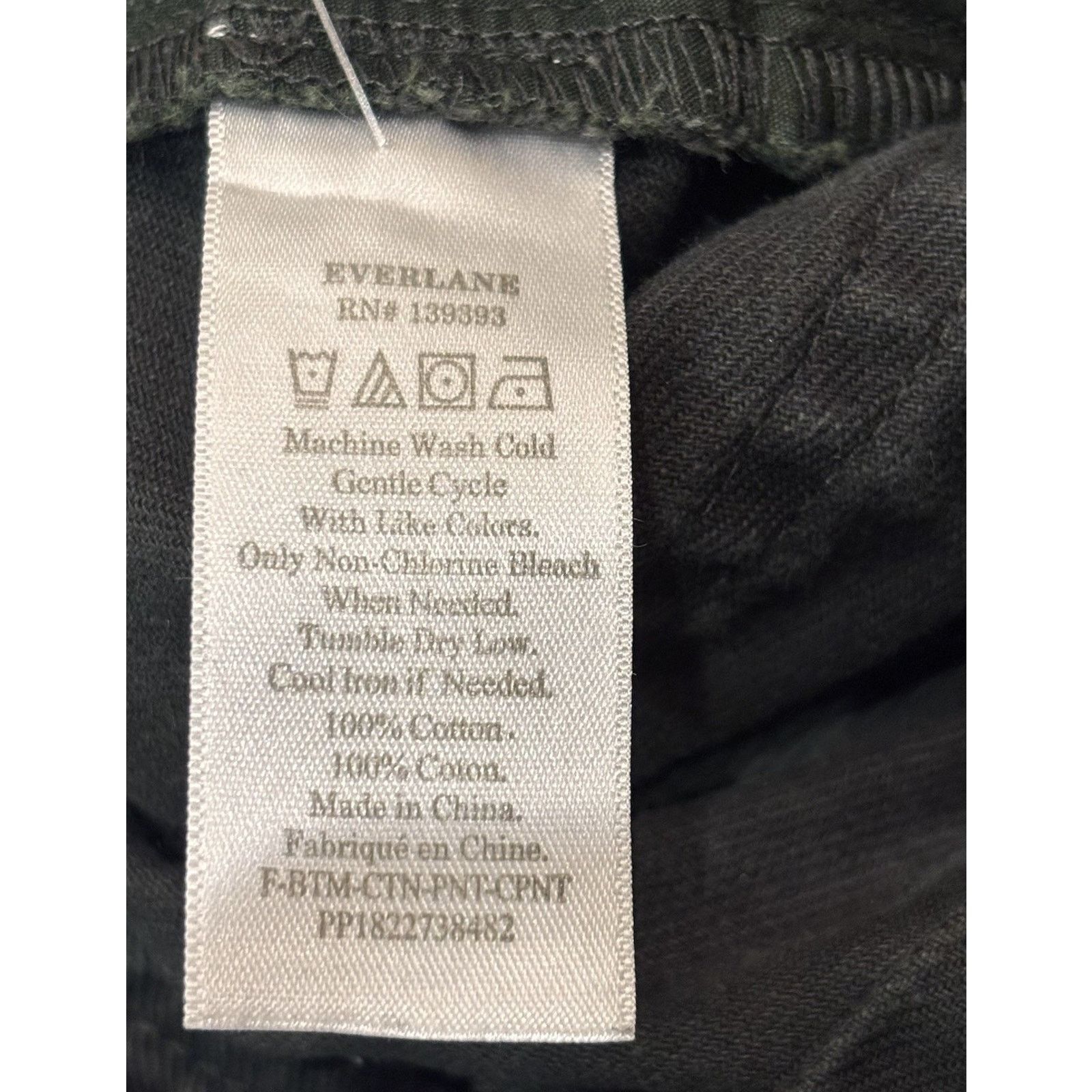 Everlane Everlane Dark Green Cotton 26" Cropped Carpenter Pant Size 8 Size 30" / US 8 / IT 44 - 5 Thumbnail