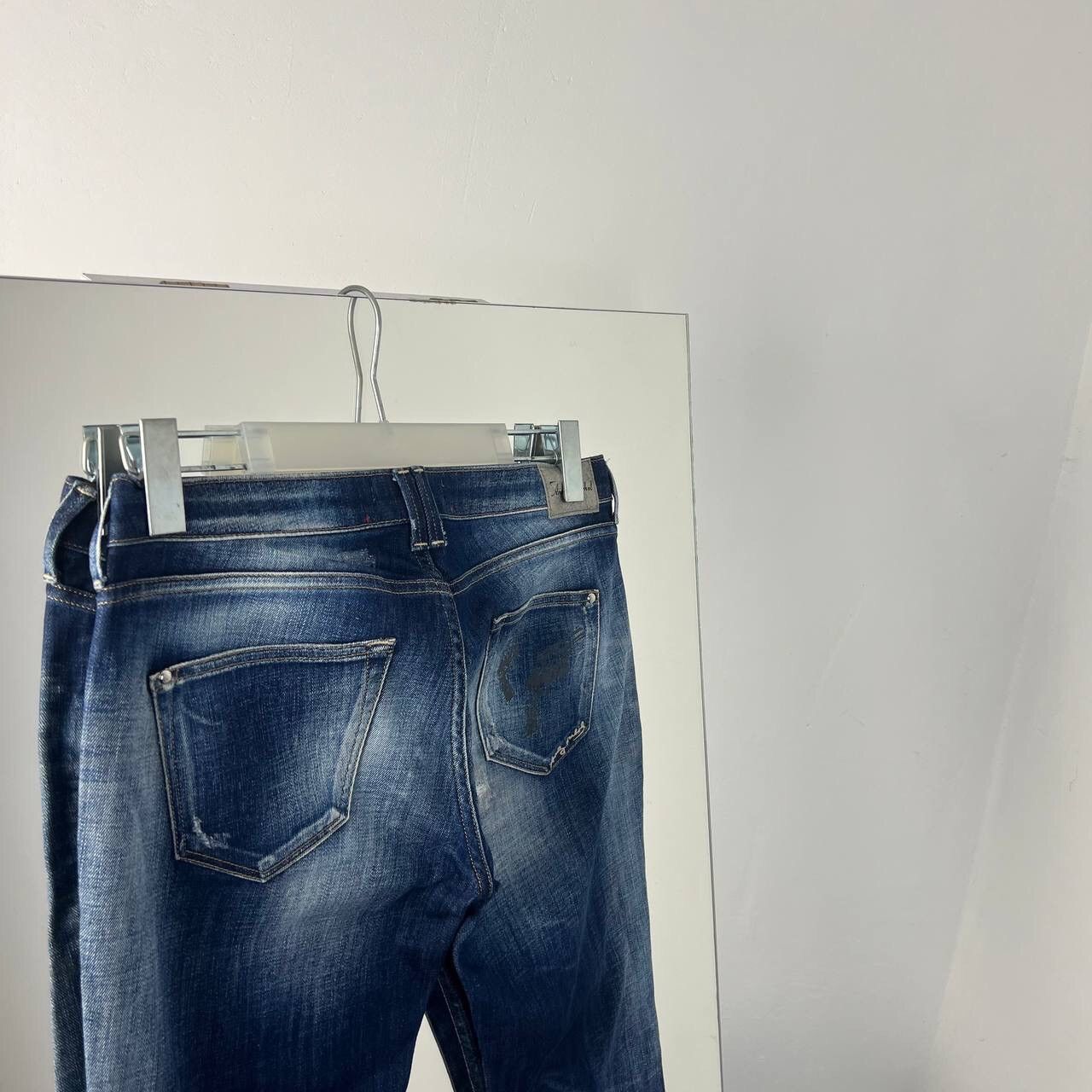 Andy Warhol × Hysteric Glamour Y2K Archive Andy Warhol Denim Distressed Jean Pistol Printed Size 29" - 7 Thumbnail